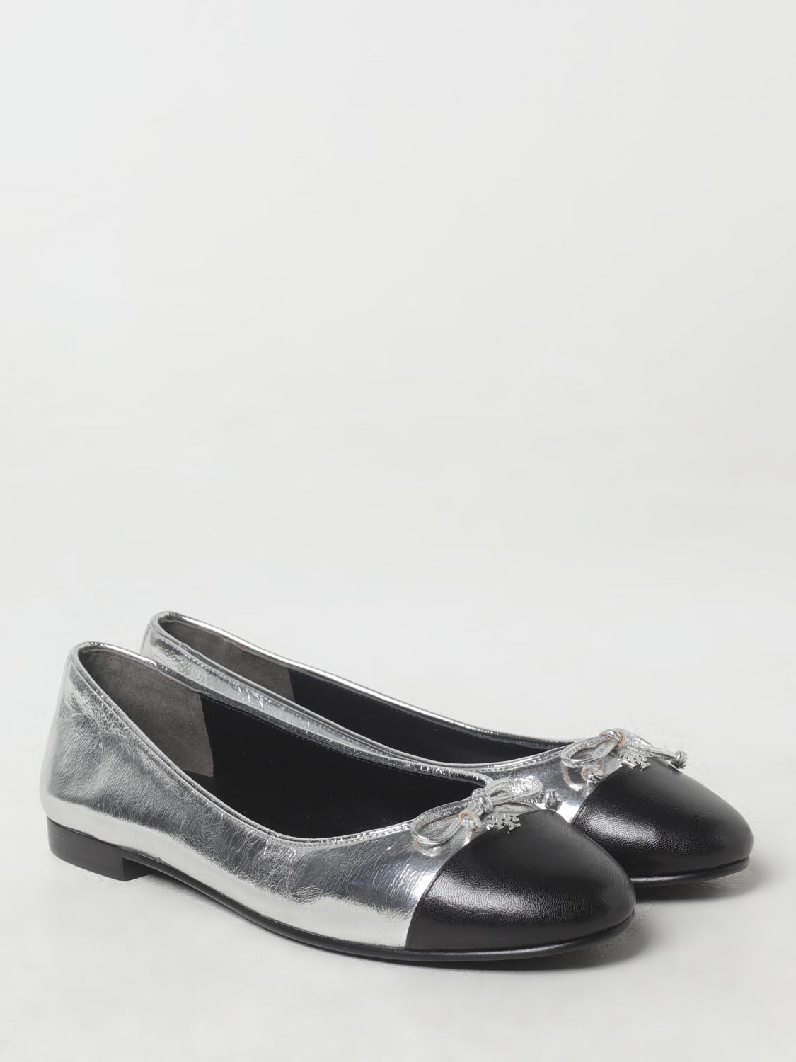 TORY BURCH BALLET FLATS: Shoes woman Tory Burch, Silver - Img 2