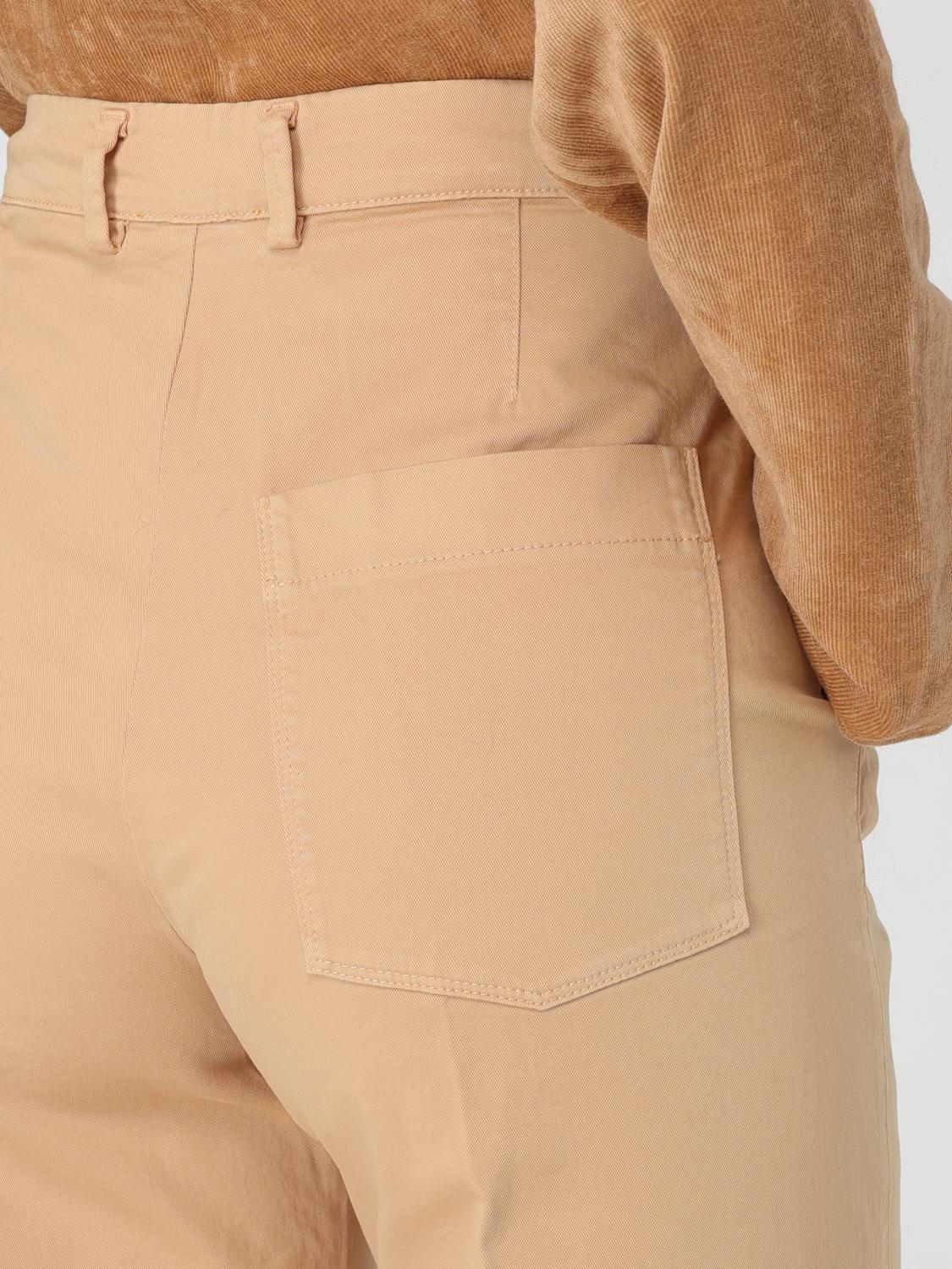 FORTE FORTE PANTS: Pants woman Forte Forte, Camel - Img 4