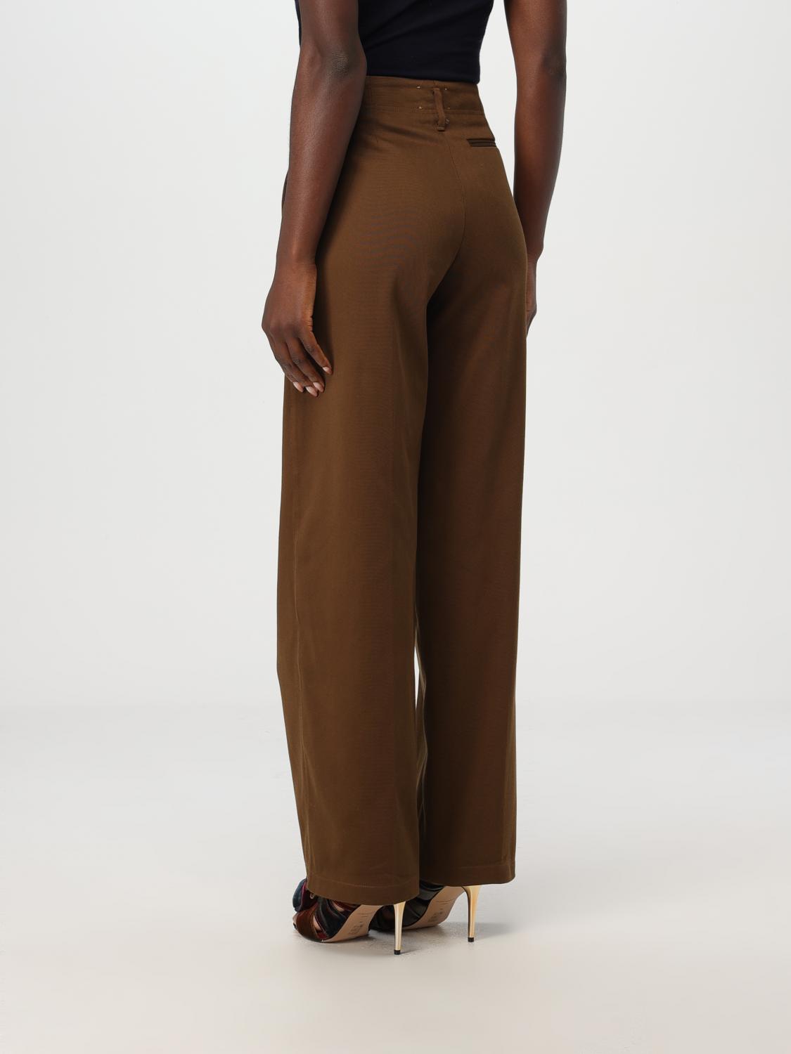 FORTE FORTE PANTALON: Pantalon femme Forte Forte, Marron - Img 3