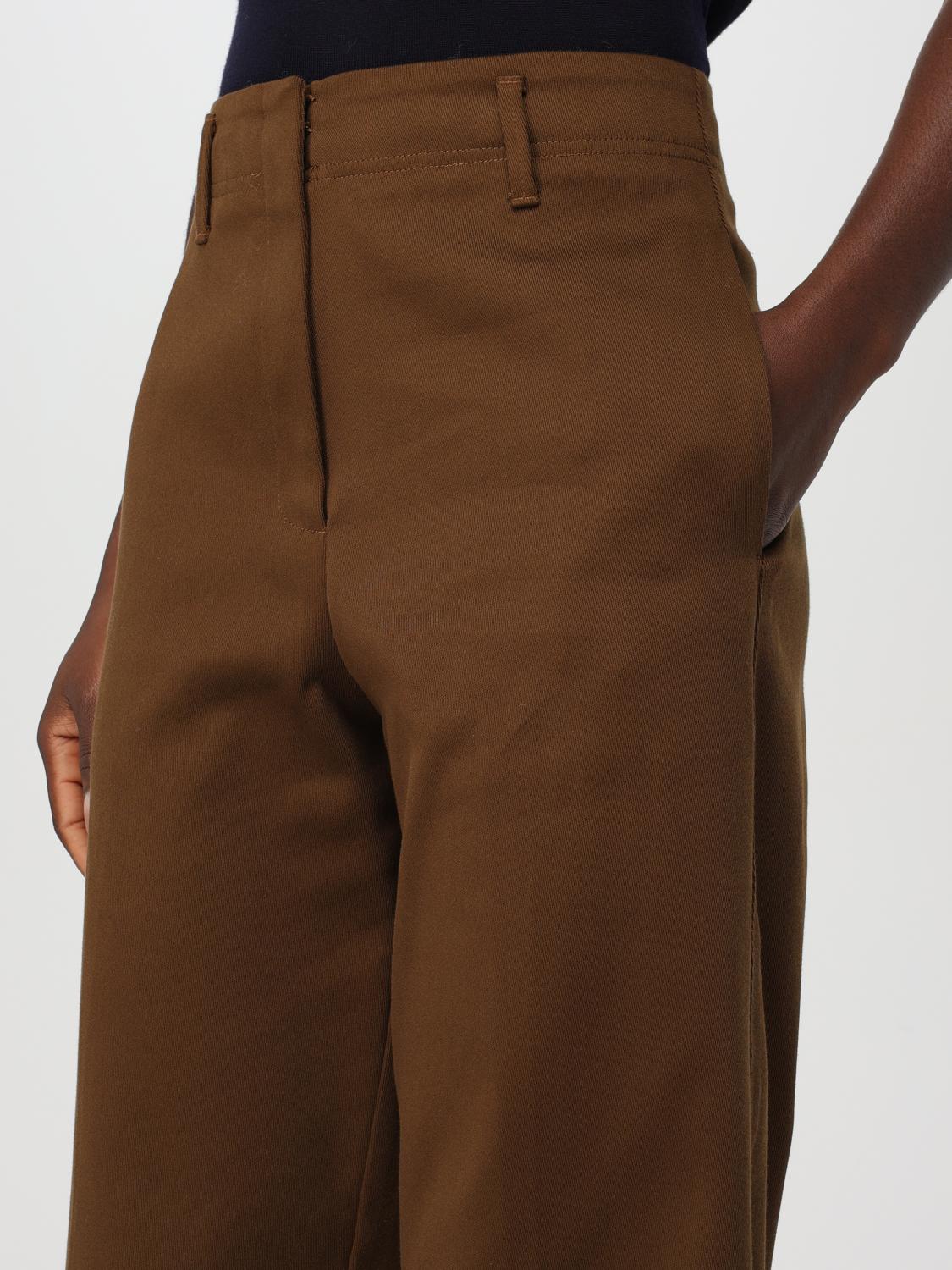 FORTE FORTE PANTALON: Pantalon femme Forte Forte, Marron - Img 4