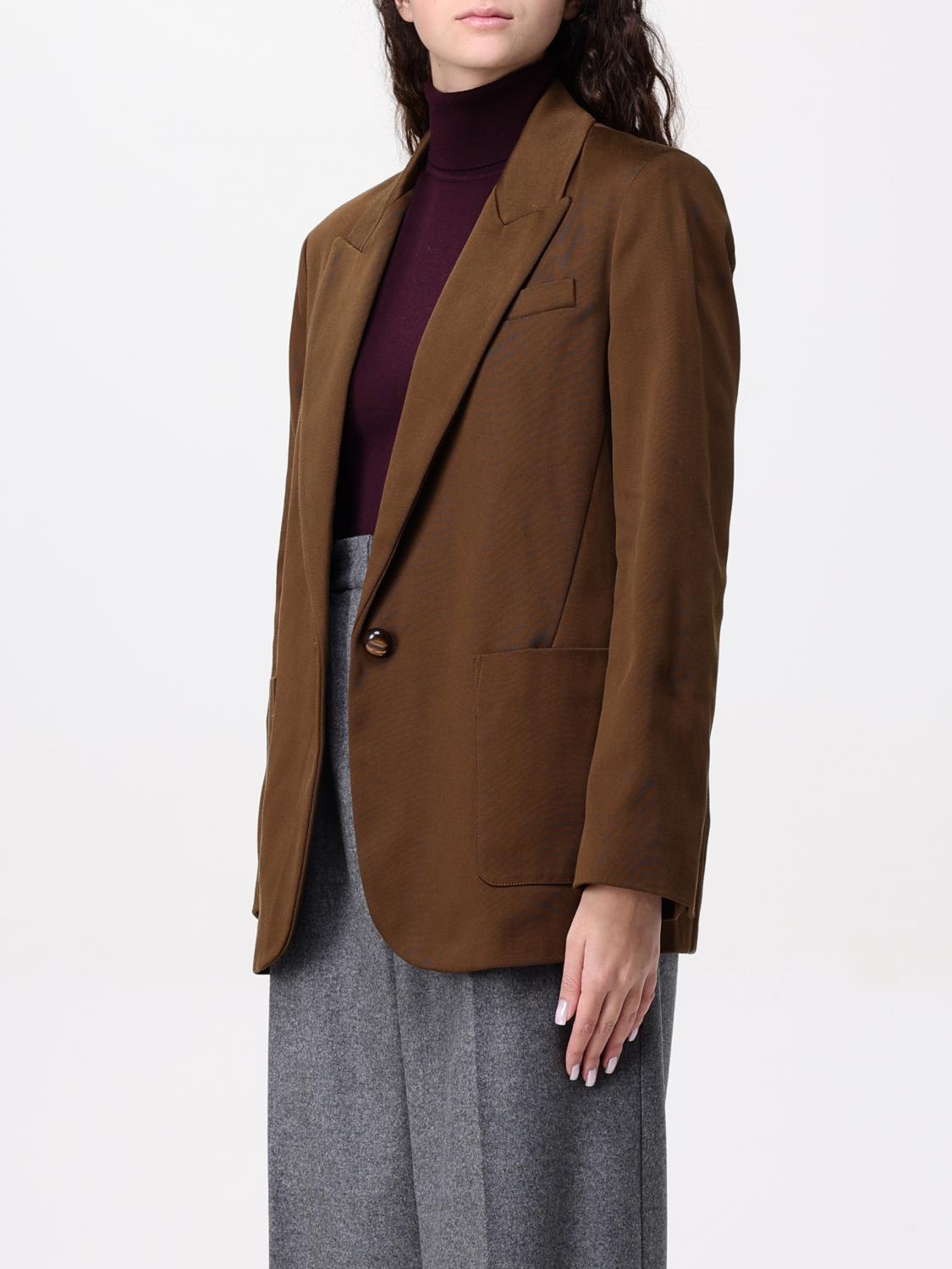 FORTE FORTE BLAZER: Blazer femme Forte Forte, Marron - Img 3