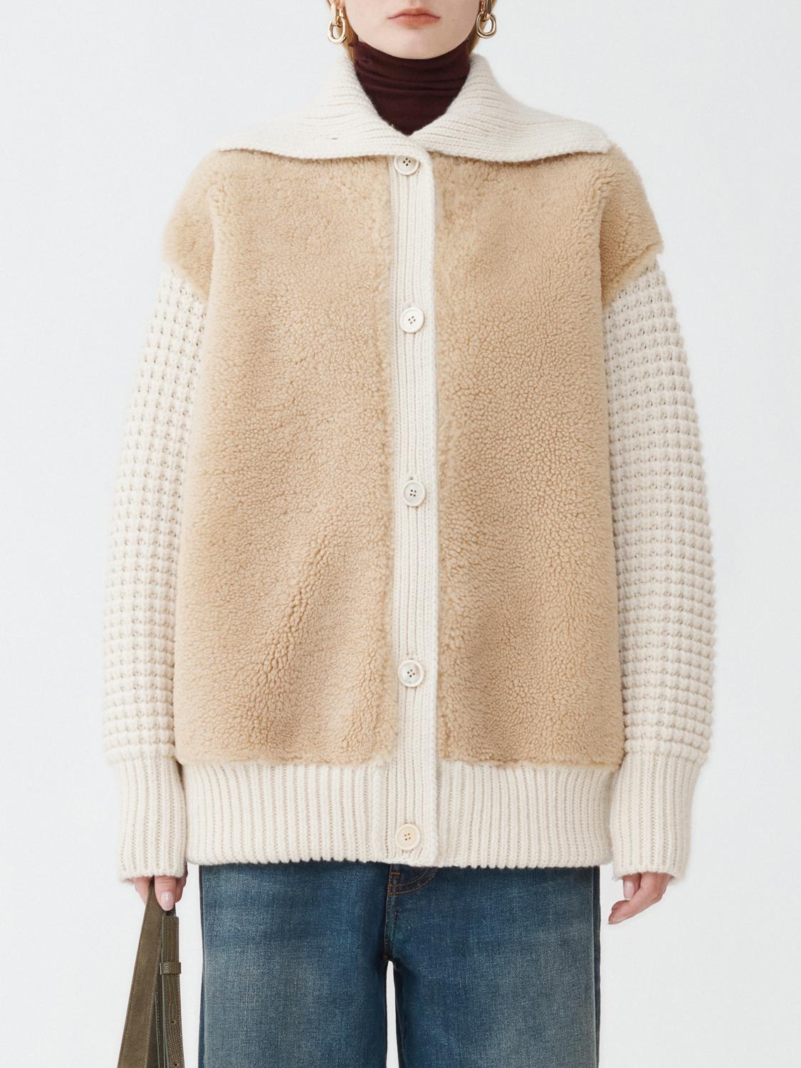 FABIANA FILIPPI CARDIGAN: Fabiana Filippi women's jacket, Honey - Img 1