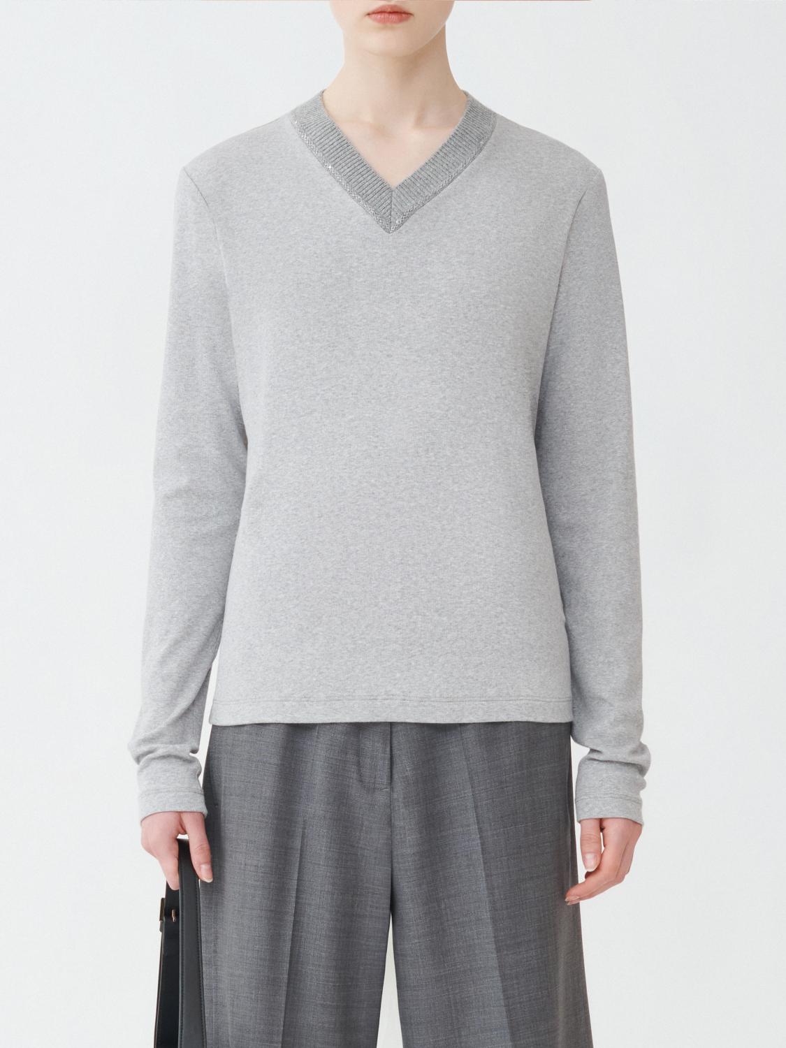 FABIANA FILIPPI SWEATER: Sweater woman Fabiana Filippi, Grey - Img 1