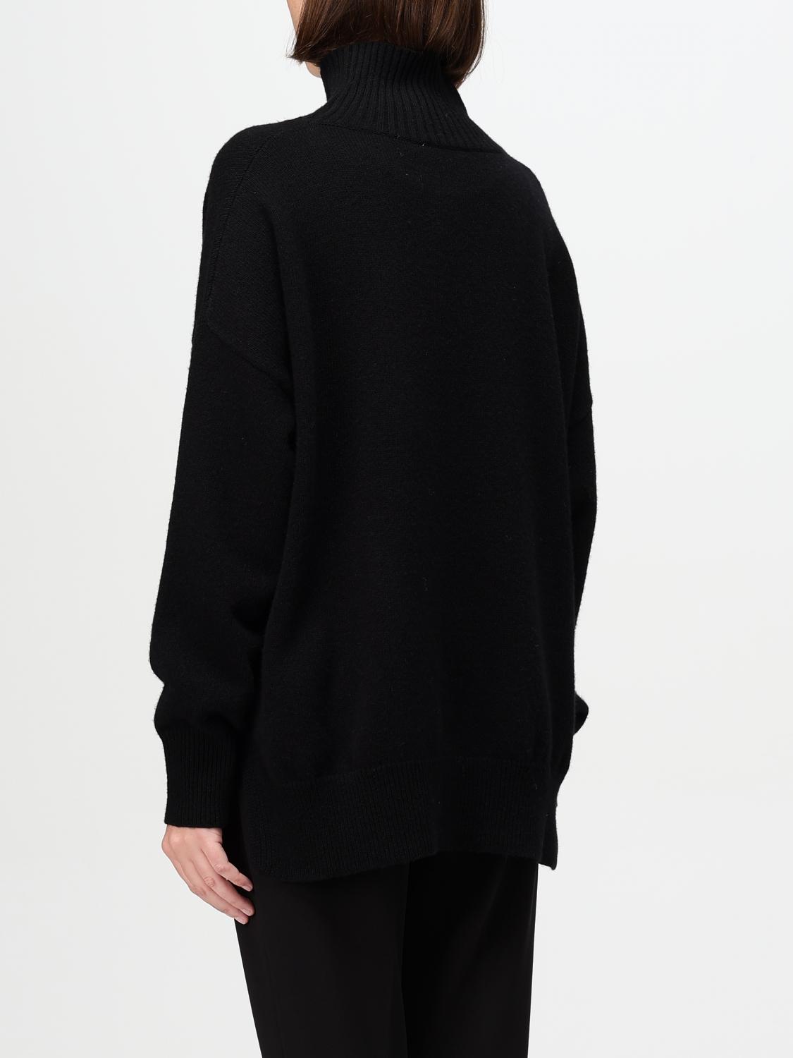 ROBERTO COLLINA MAGLIA: Pullover Roberto Collina in lana Merino e cashmere , Nero - Img 2