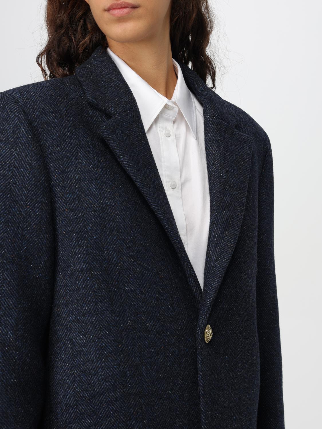 Zadig & Voltaire Coat woman - Blue | WWCO00217 | GIGLIO.COM
