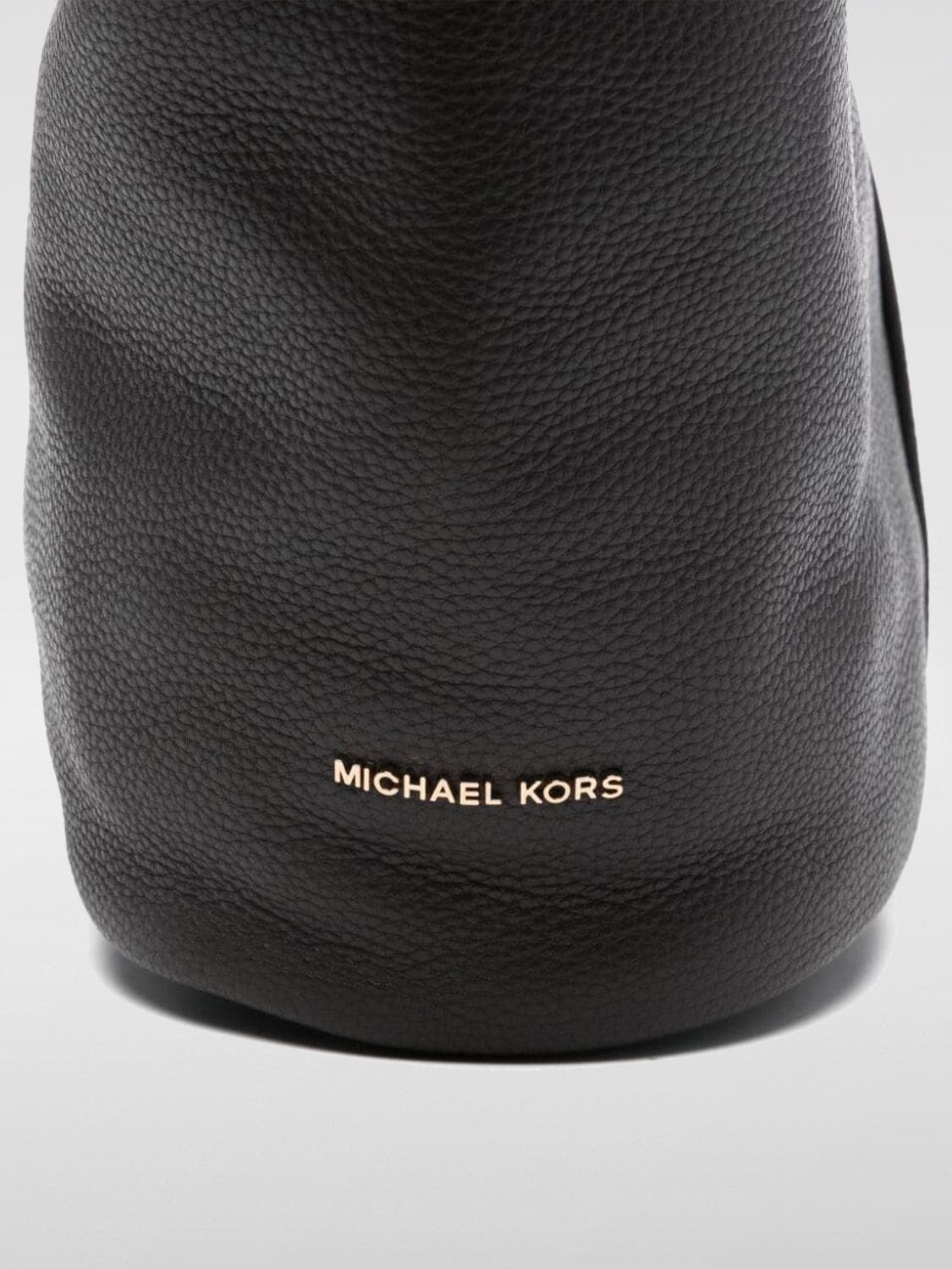 MICHAEL KORS BORSA A SPALLA: Borsa Sonny Michael Kors in pelle martellata , Marrone - Img 4