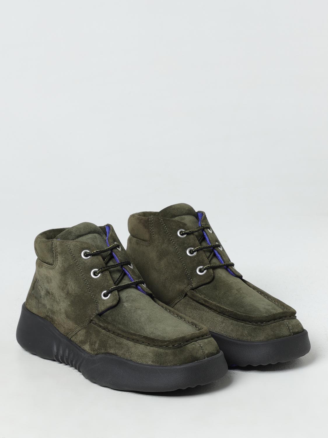 BURBERRY CHUKKA BOOTS: Brogue shoes men Burberry, Green - Img 2