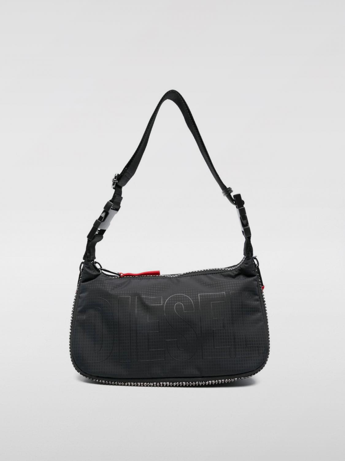 DIESEL SHOULDER BAG: Shoulder bag woman Diesel, Black - Img 1