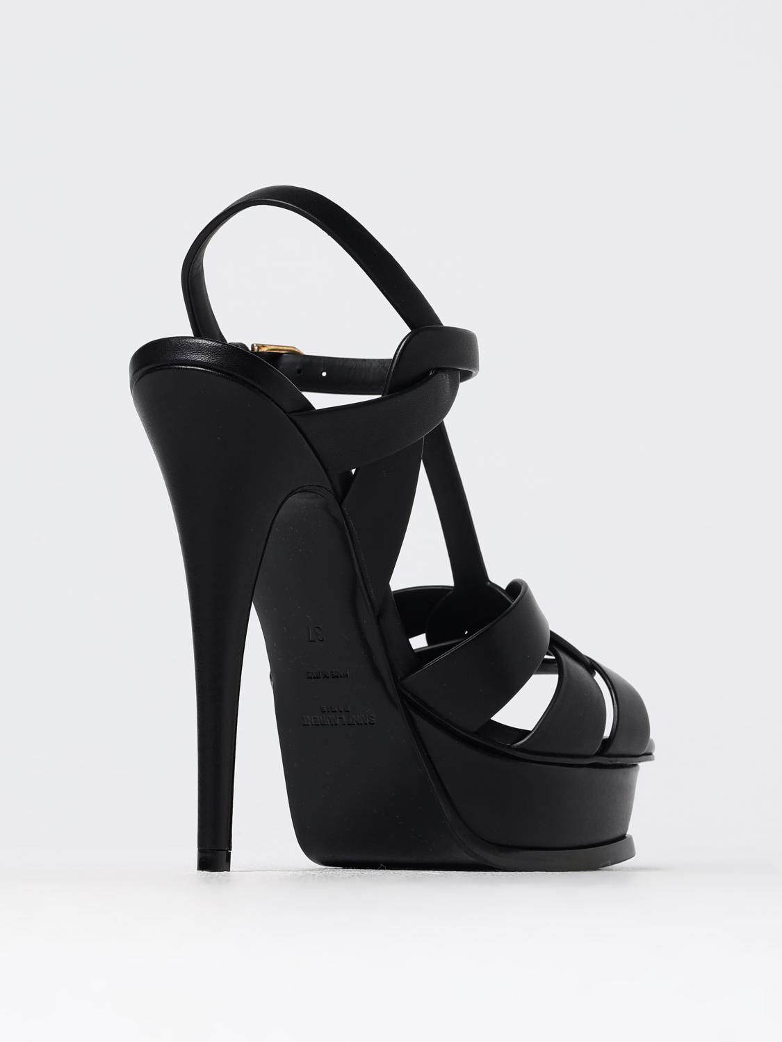 SAINT LAURENT SANDALEN MIT ABSATZ: Sandalen mit absatz damen Saint Laurent, Schwarz - Img 3