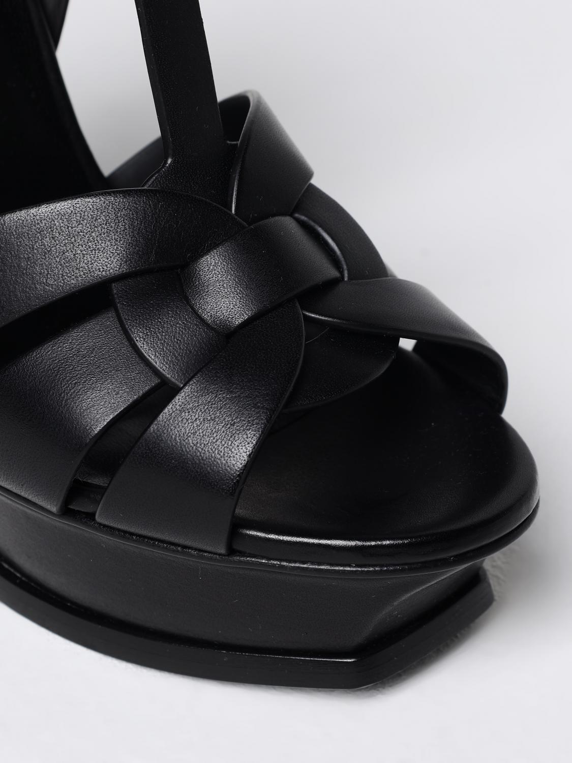 SAINT LAURENT SANDALEN MIT ABSATZ: Sandalen mit absatz damen Saint Laurent, Schwarz - Img 4