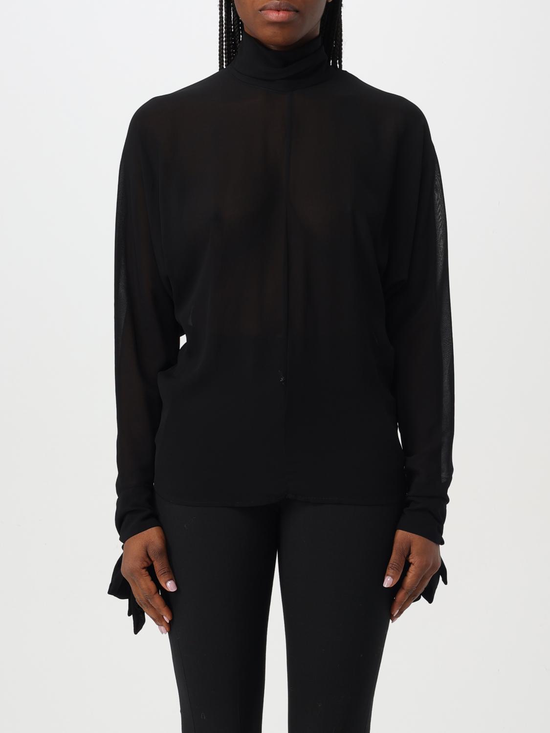 DONDUP CAMICIA: Blusa Dondup in viscosa , Nero - Img 1