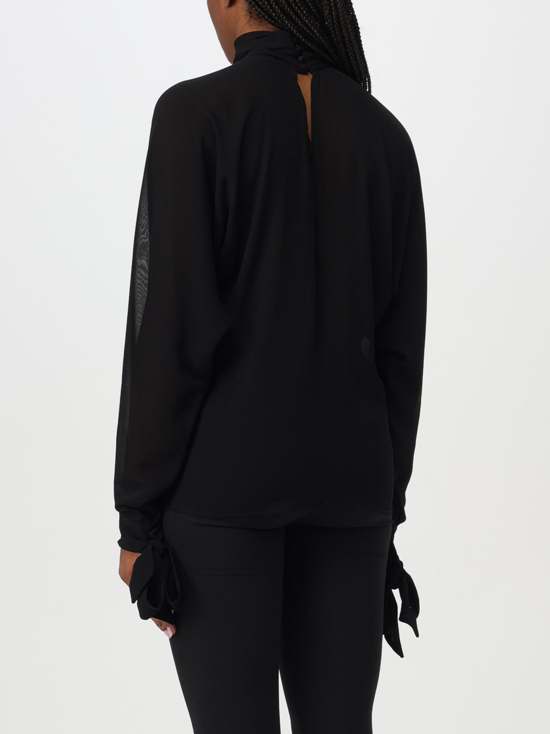 DONDUP CAMICIA: Blusa Dondup in viscosa , Nero - Img 2