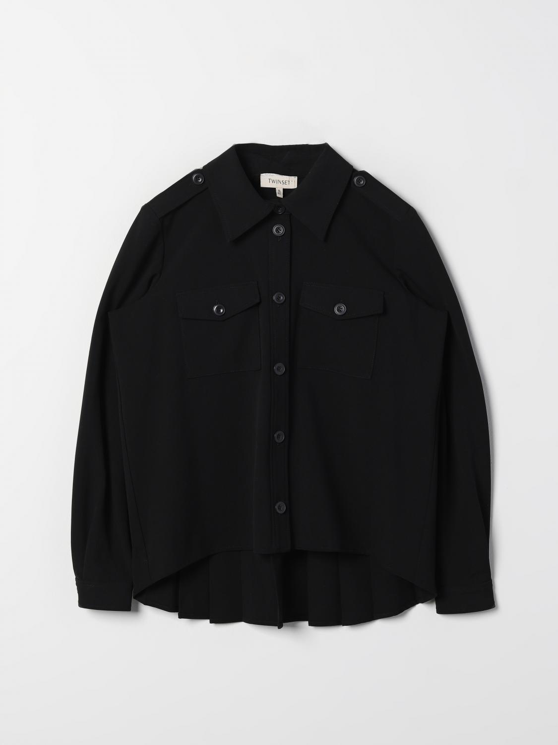 TWINSET SHIRT: Sweater kids Twinset, Black - Img 1