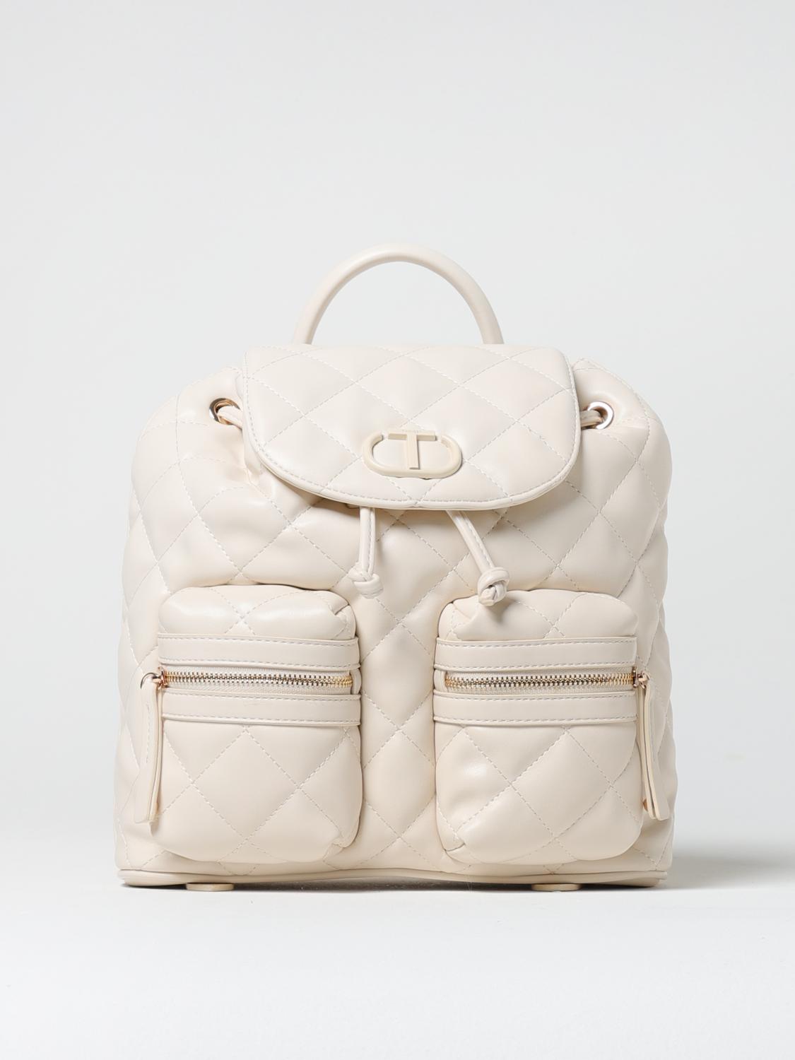 TWINSET BACKPACK: Backpack woman Twinset, Cream - Img 1