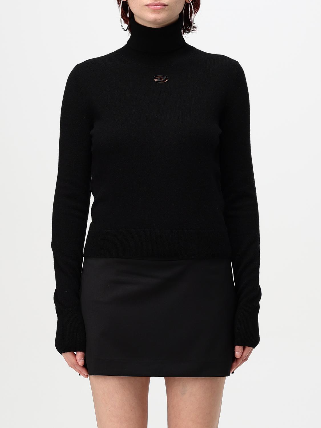 DIESEL SWEATER: Sweater woman Diesel, Black - Img 1