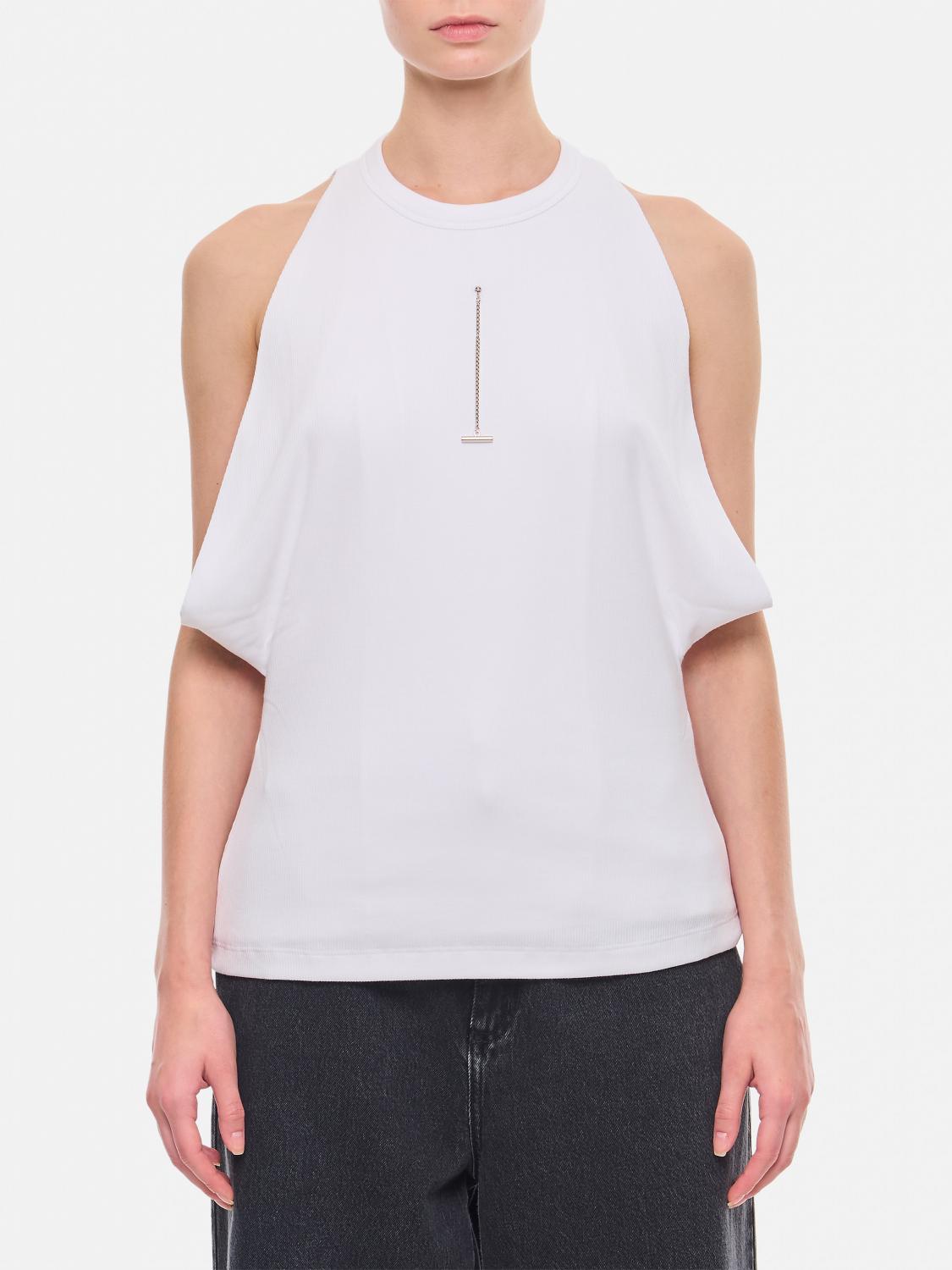 ALEXANDER MCQUEEN TOP: Top femme Alexander McQueen, Blanc - Img 1