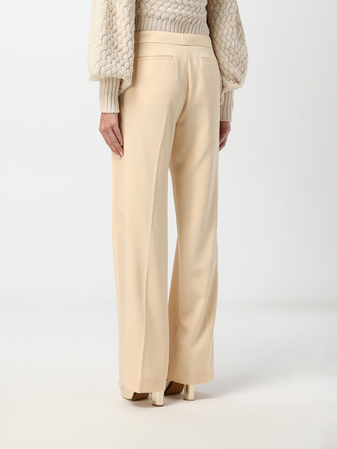 ZIMMERMANN PANTALONE: Pantalone Zimmermann in misto lana , Beige - Img 3