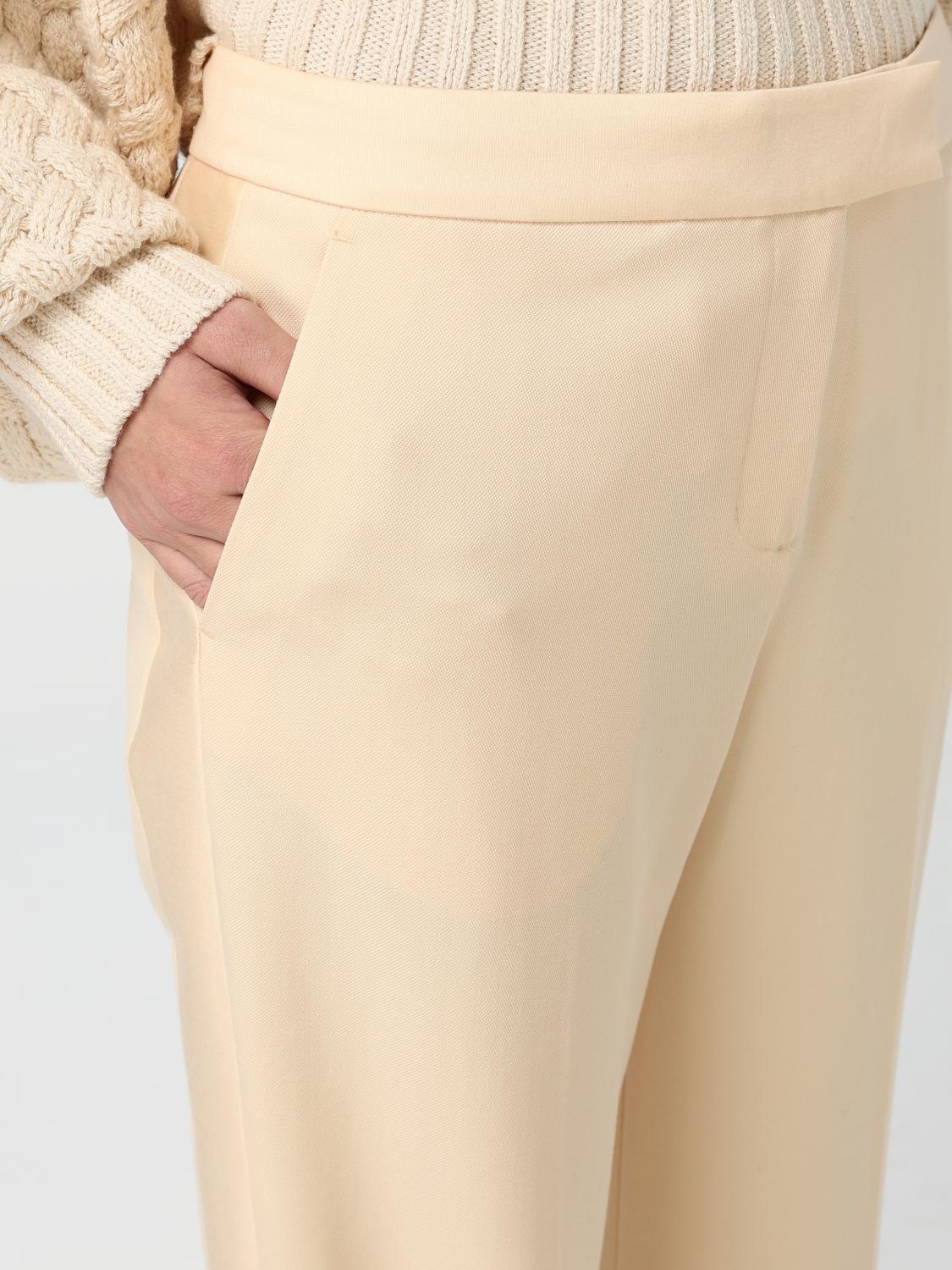 ZIMMERMANN PANTALONE: Pantalone Zimmermann in misto lana , Beige - Img 5