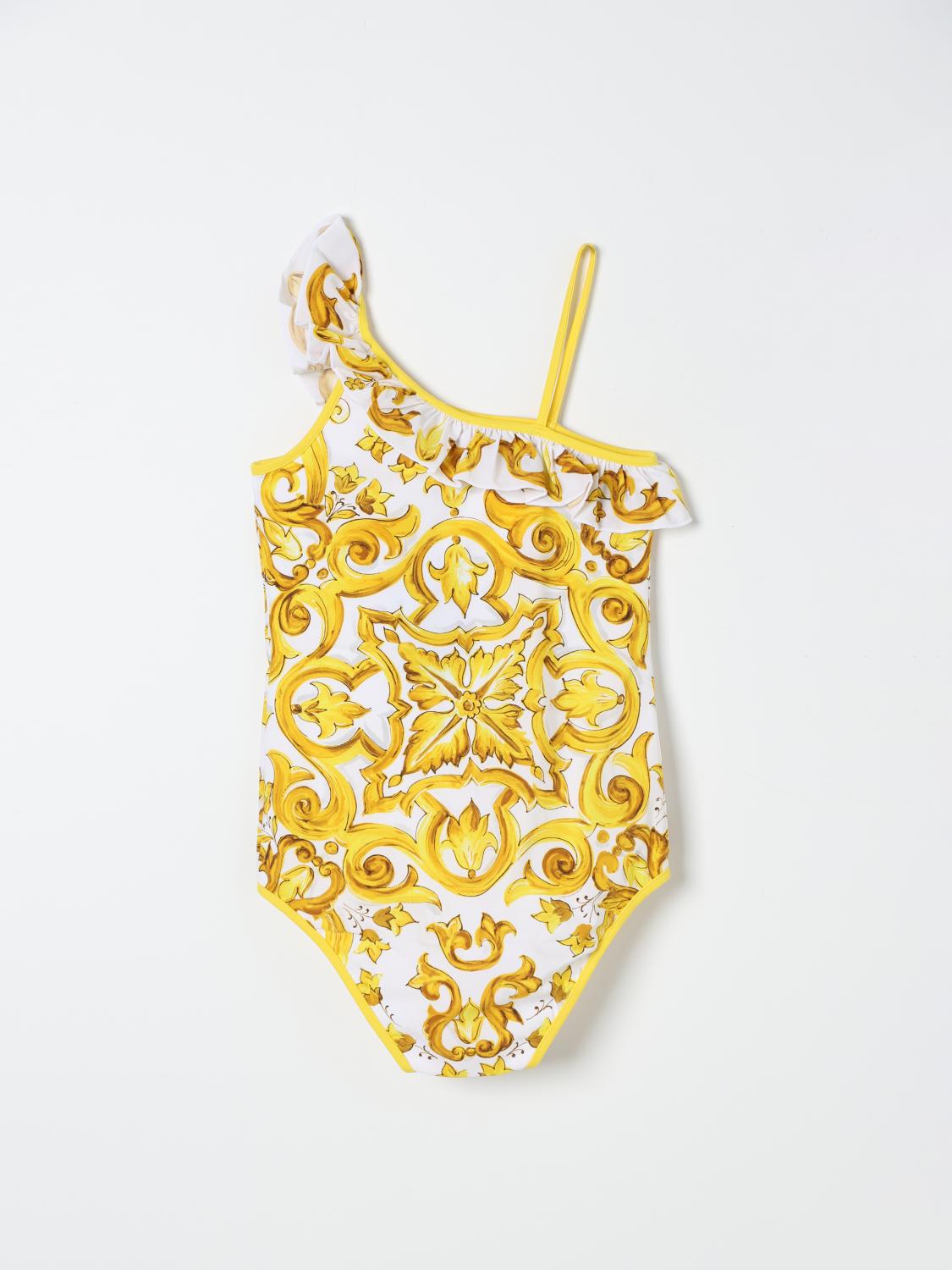 DOLCE & GABBANA MAILLOT DE BAIN: Maillot de bain homme Dolce & Gabbana, Jaune - Img 2