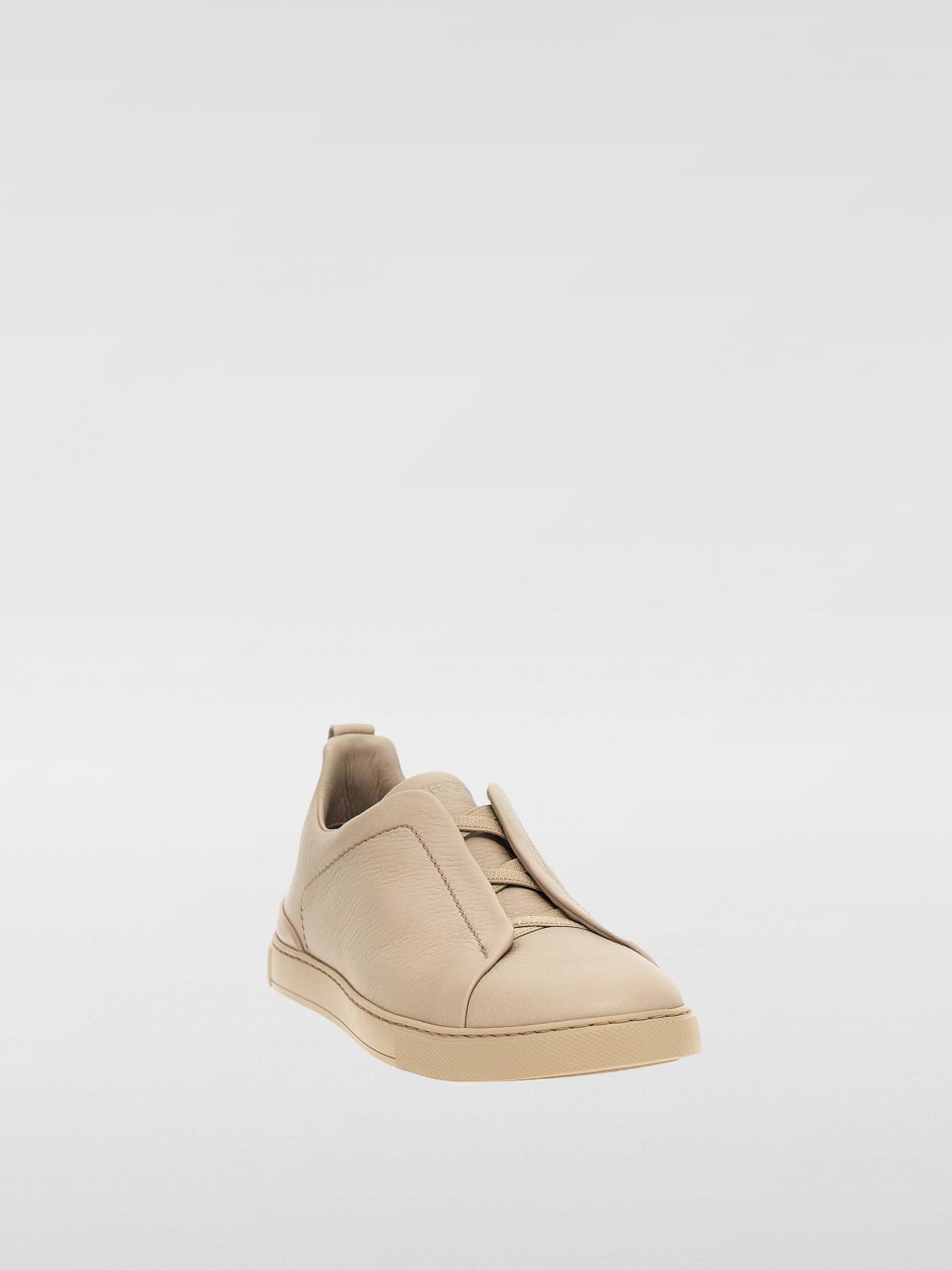 ZEGNA BASKETS: Baskets homme Zegna, Beige - Img 3