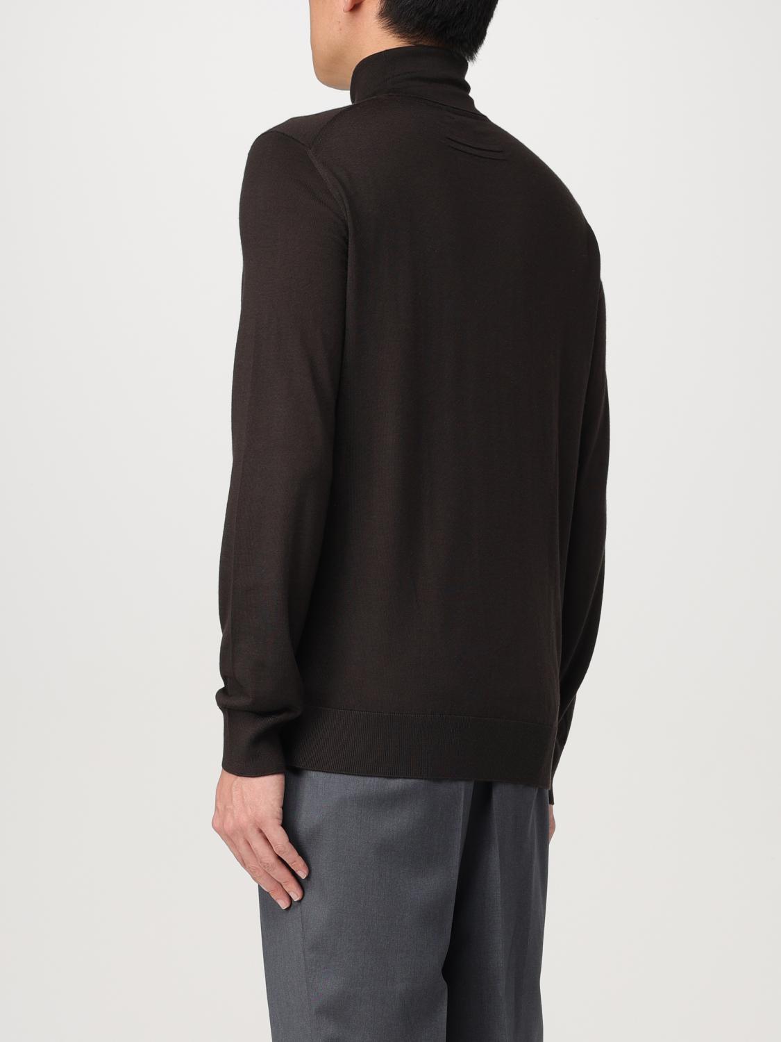 ZEGNA SWEATER: Cardigan men Zegna, Brown - Img 3