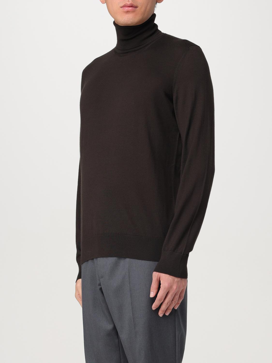 ZEGNA SWEATER: Cardigan men Zegna, Brown - Img 4