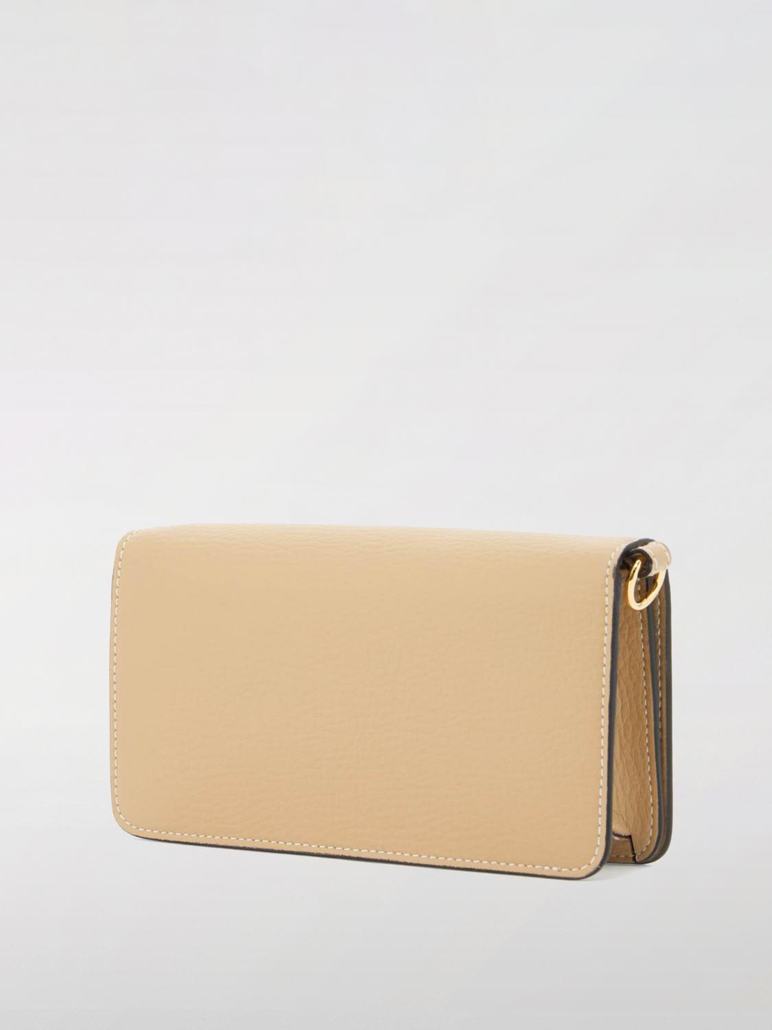 STELLA MCCARTNEY BORSA MINI: Borsa wallet Stella McCartney in pelle sintetica a grana, Cuoio - Img 2