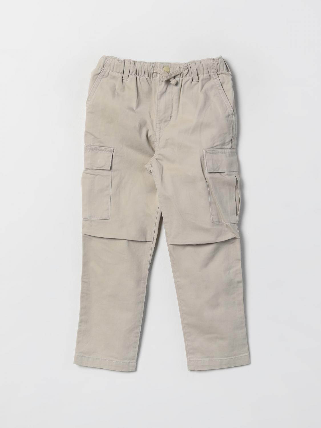 POLO RALPH LAUREN PANTS: Pants kids Polo Ralph Lauren, Beige - Img 1