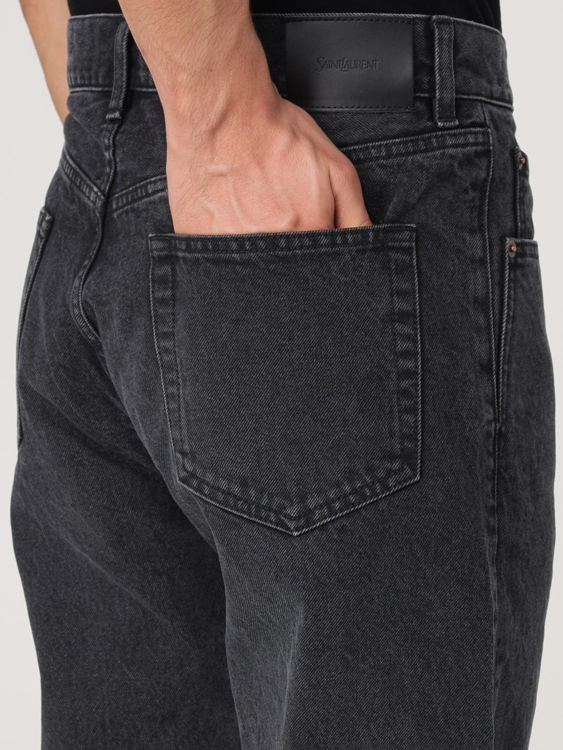 SAINT LAURENT JEANS: Jeans homme Saint Laurent, Noir - Img 5