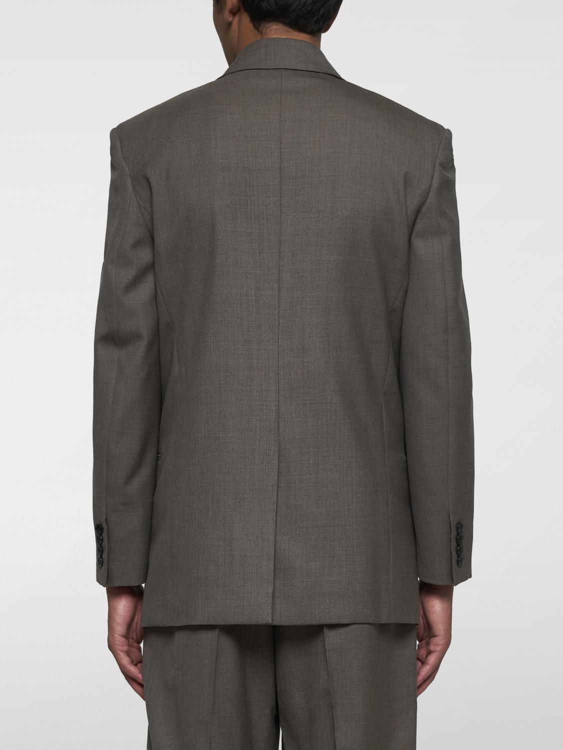 SAINT LAURENT BLAZER: Saint Laurent double-breasted wool blazer, Grey - Img 2