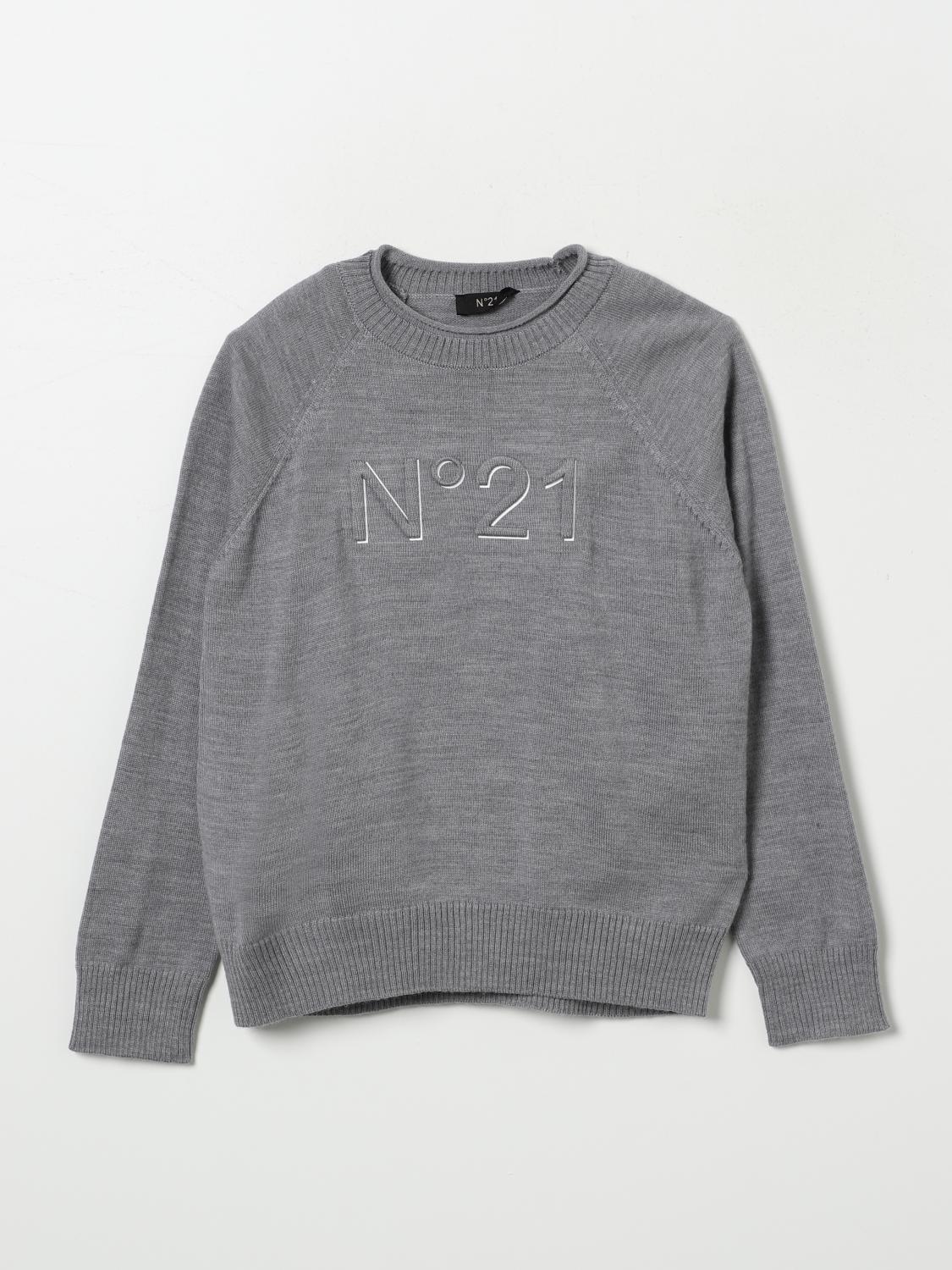 N° 21 PULL: Pull enfant N° 21, Gris - Img 1