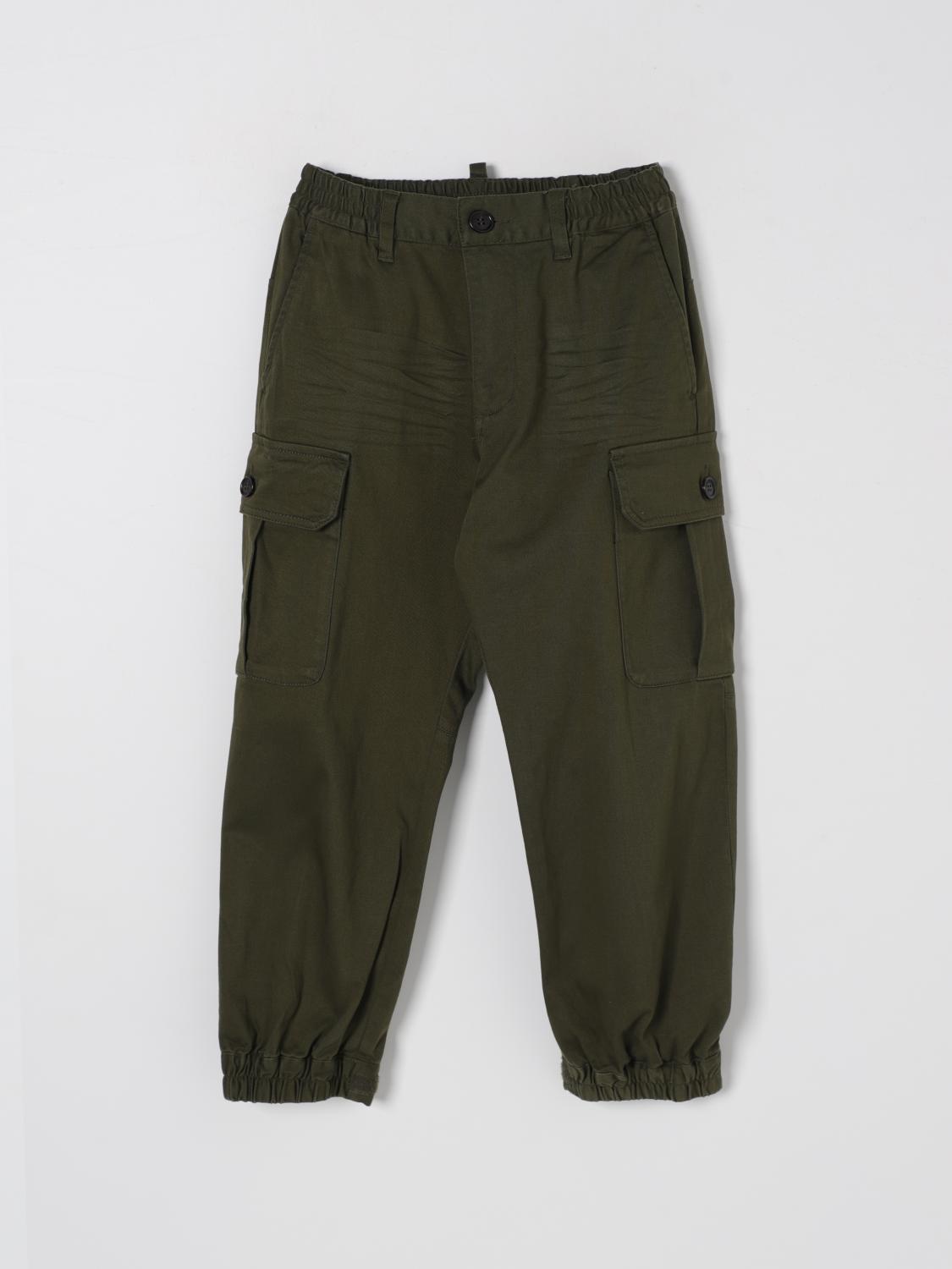 DSQUARED2 PANTS: Pants kids Dsquared2, Green - Img 1