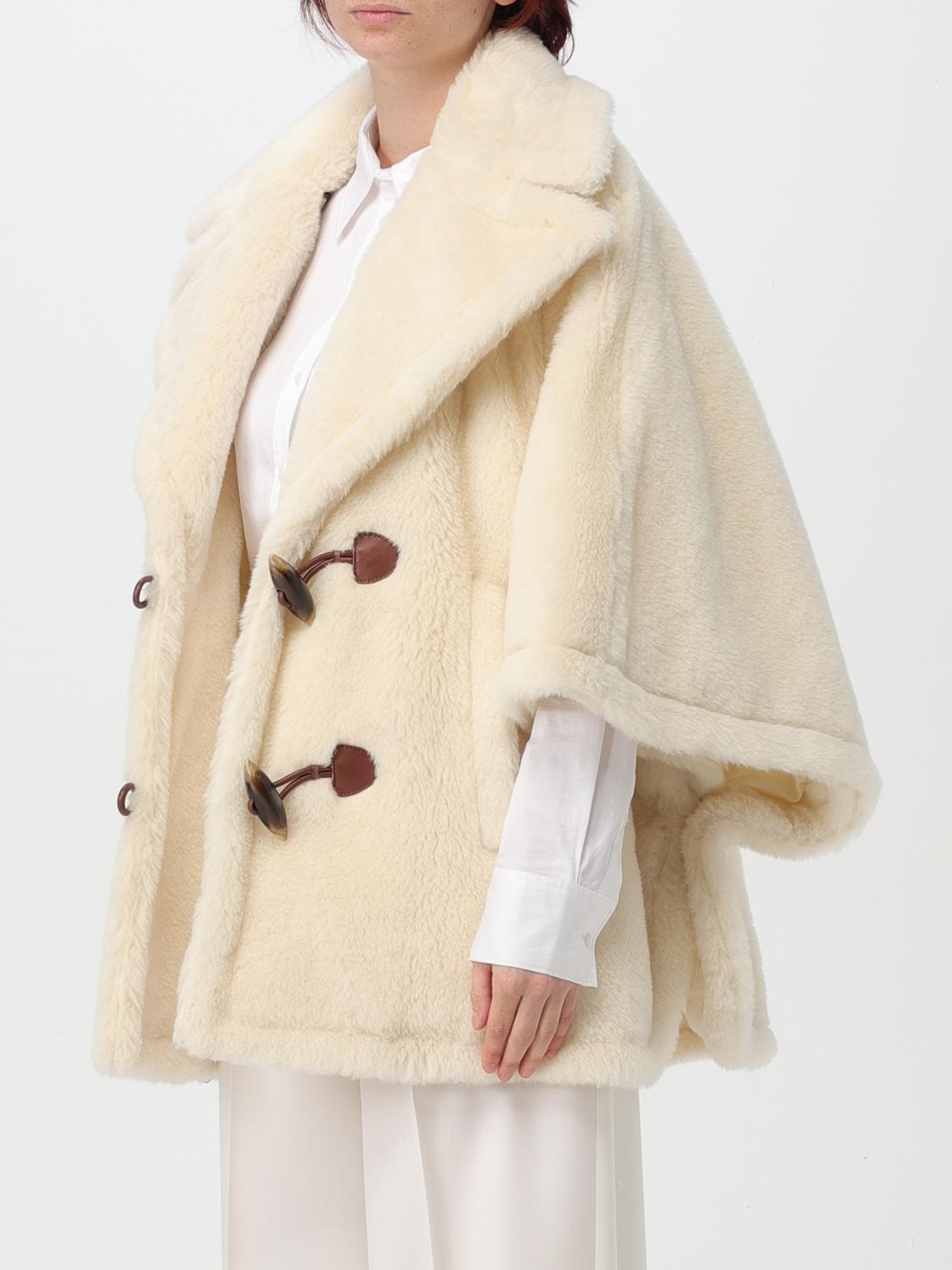 MAX MARA COAT: Coat woman Max Mara, White - Img 3