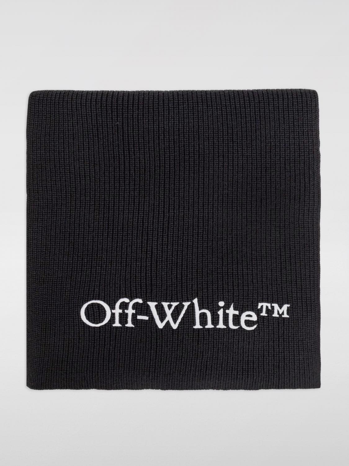 OFF-WHITE SCARF: Scarf men Off-white, Black - Img 1