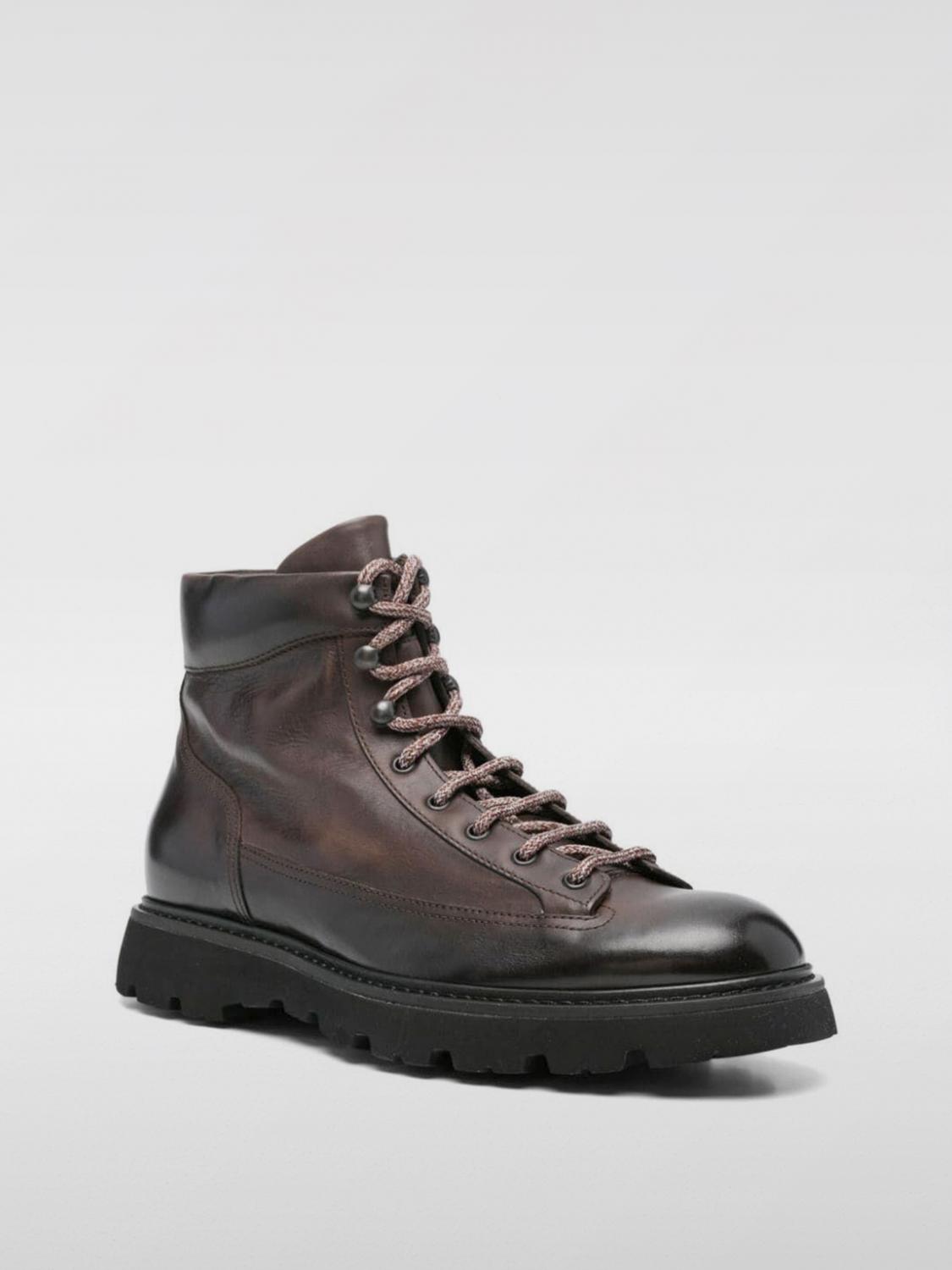 DOUCAL'S STIEFELETTEN: Schuhe herren Doucal's, Braun - Img 2