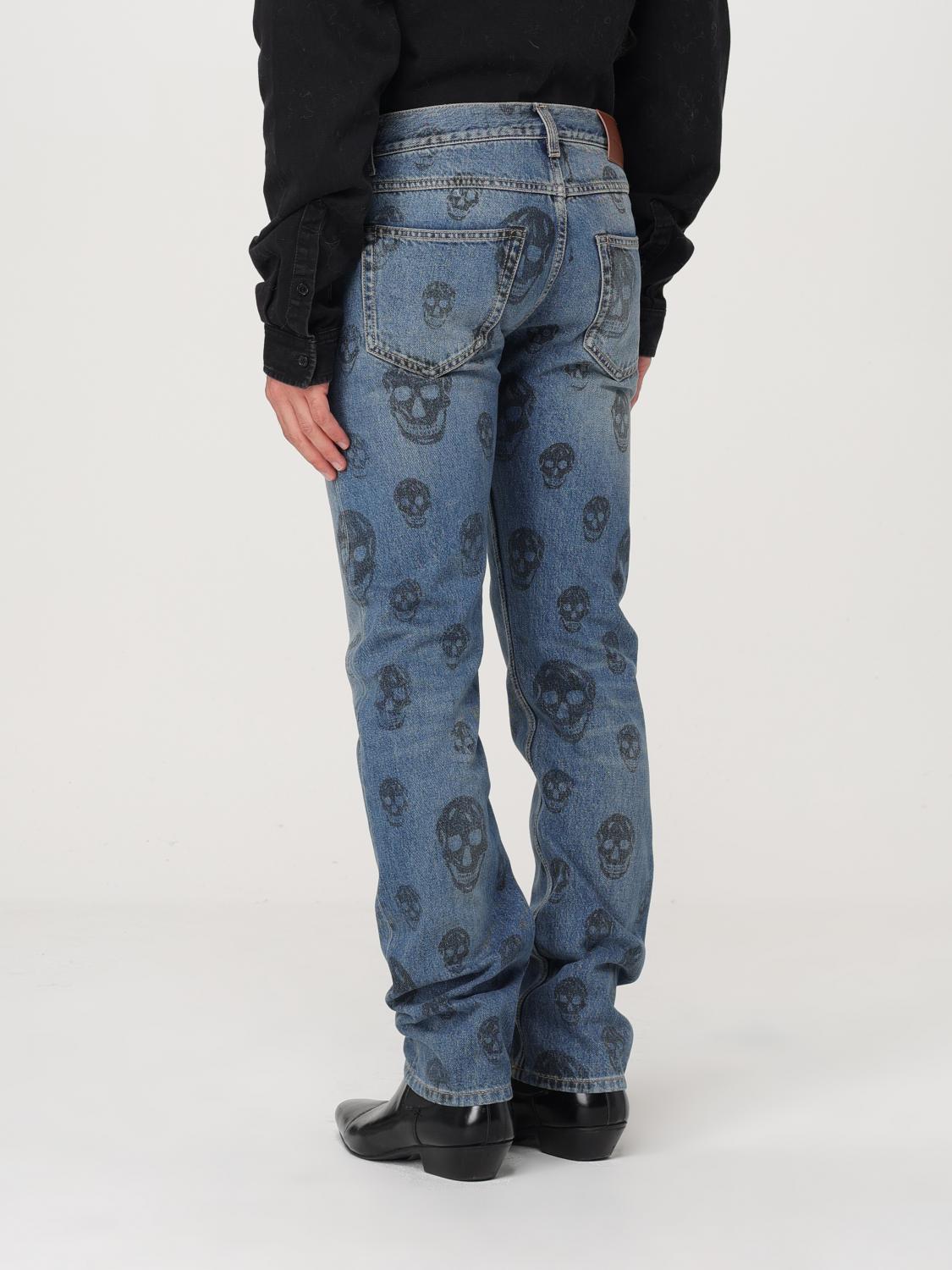 MCQUEEN JEANS: Jeans men McQueen, Blue - Img 2