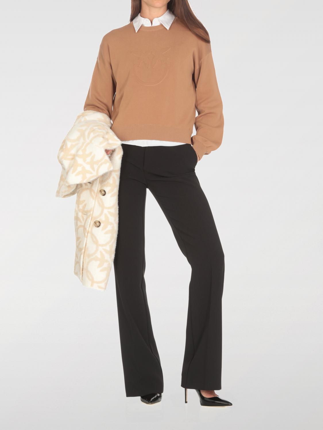 PINKO SWEATER: Sweater woman Pinko, Beige - Img 2