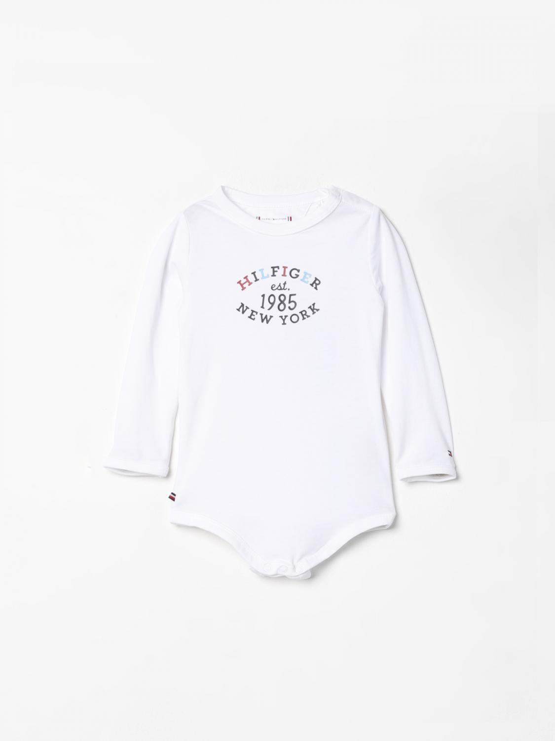 TOMMY HILFIGER BODYSUIT: Bodysuit kids Tommy Hilfiger, White - Img 1