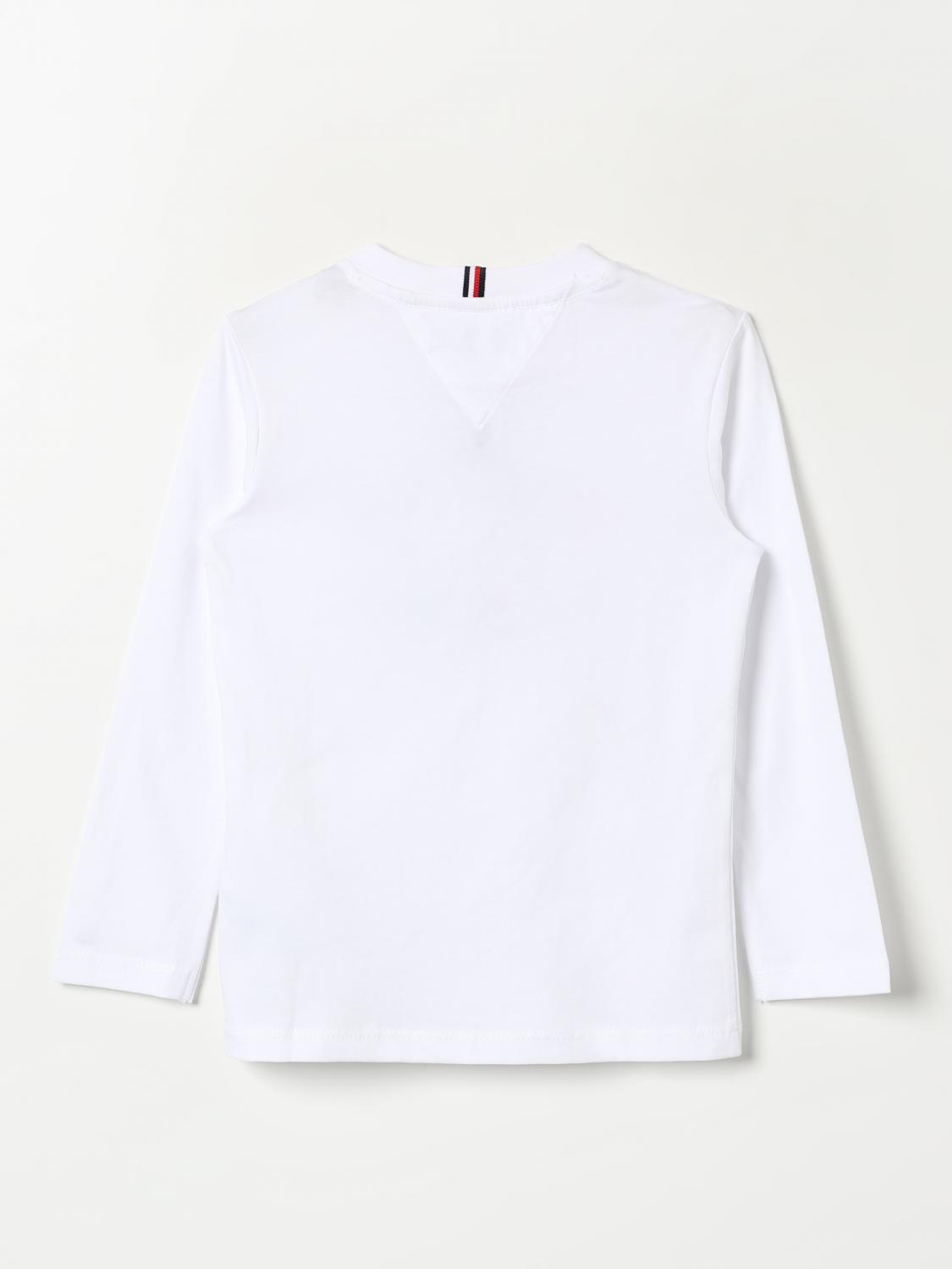 TOMMY HILFIGER T-SHIRT: Sweater kids Tommy Hilfiger, White - Img 2