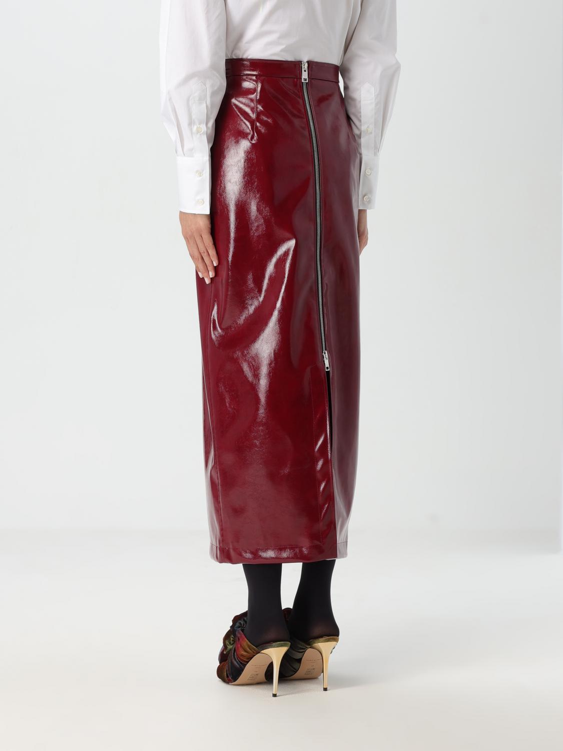 MSGM SKIRT: Skirt woman MSGM, Burgundy - Img 3