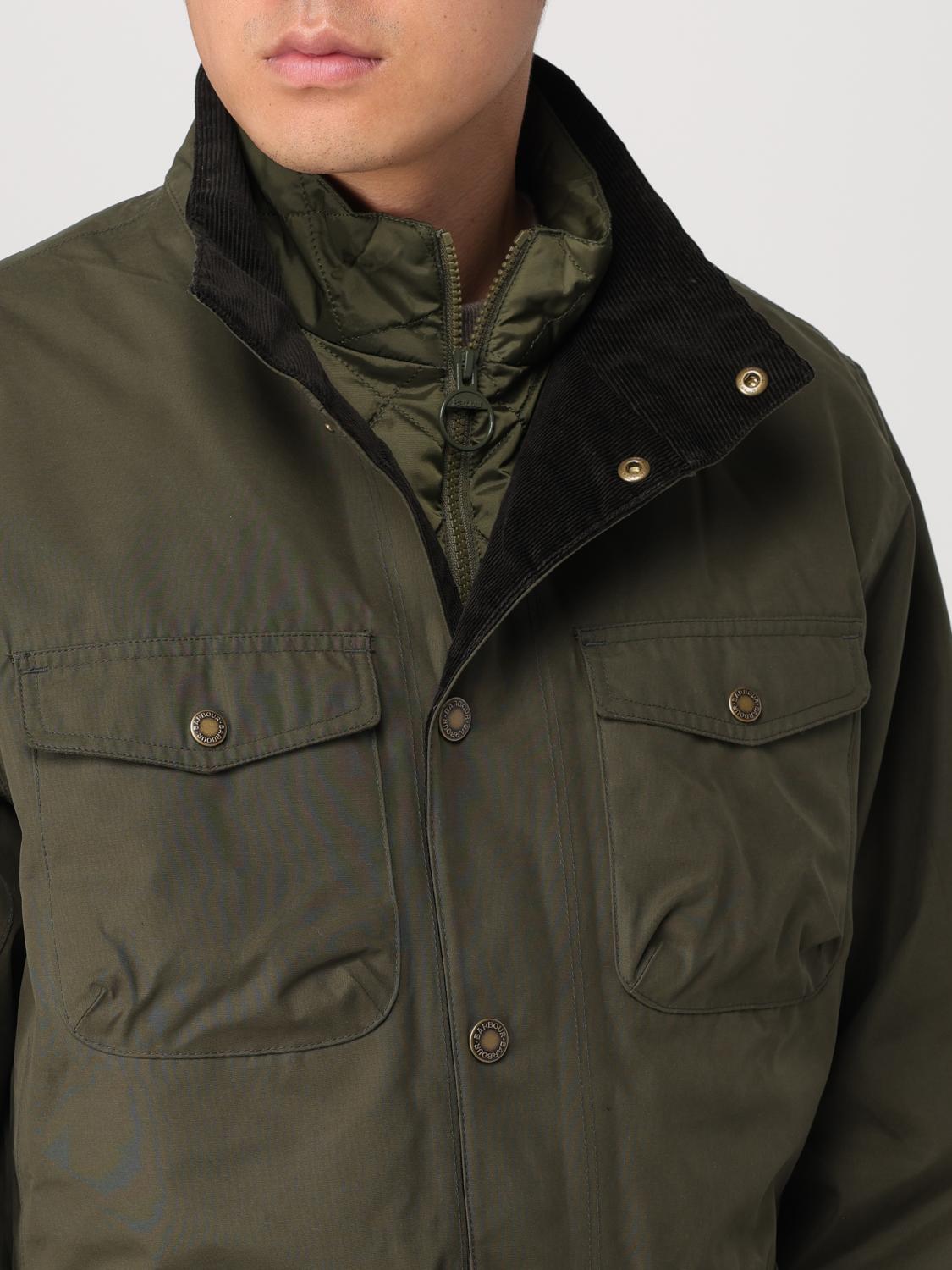 BARBOUR КУРТКА: Пальто Мужское Barbour, Зеленый - Img 4