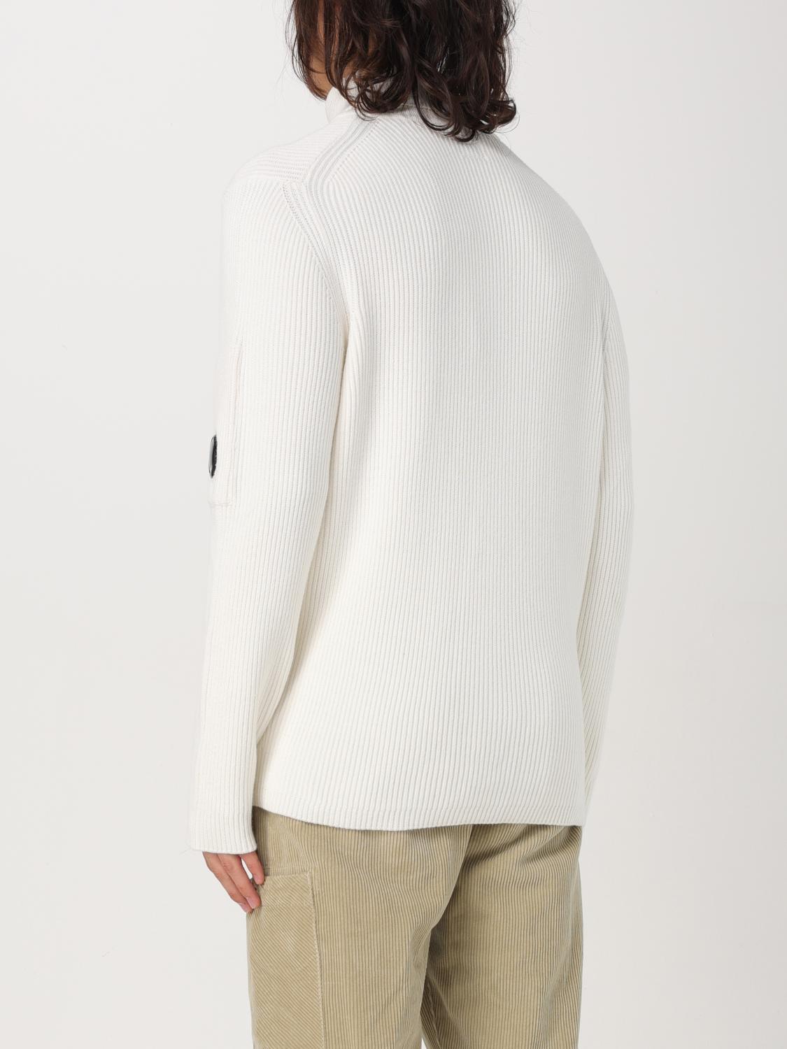 C.P. COMPANY SWEATER: Sweater men C.P. Company, White - Img 3