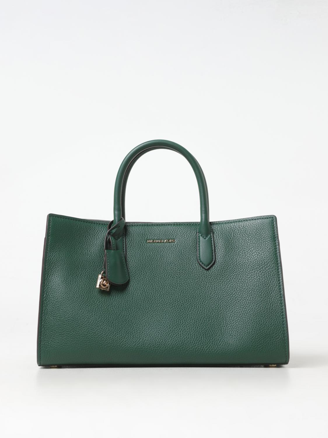 MICHAEL KORS BOLSO DE MANO: Bolso de hombro mujer Michael Kors, Verde - Img 1