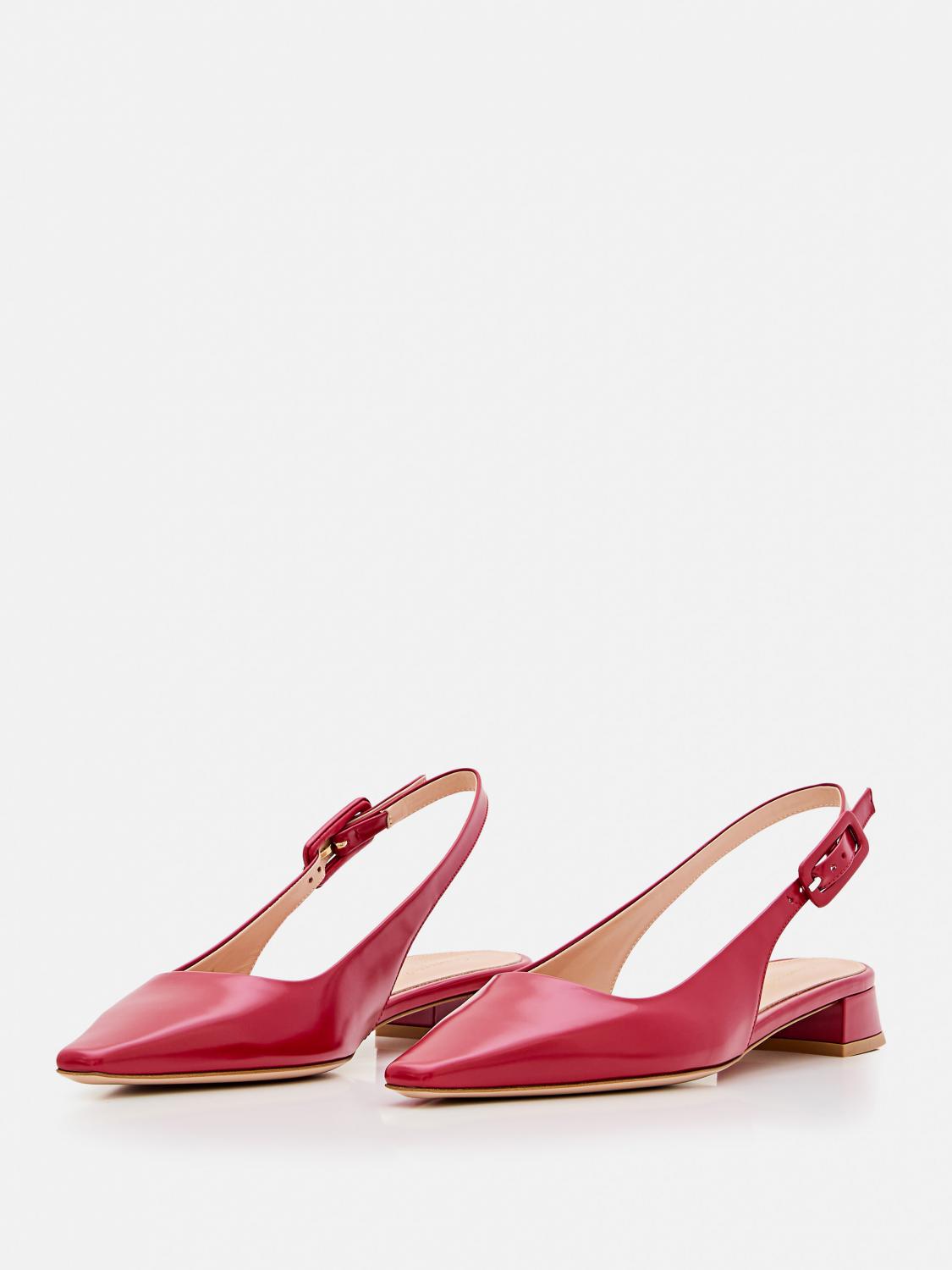 GIANVITO ROSSI HIGH HEEL SHOES: Ballet flats woman Gianvito Rossi, Red - Img 2