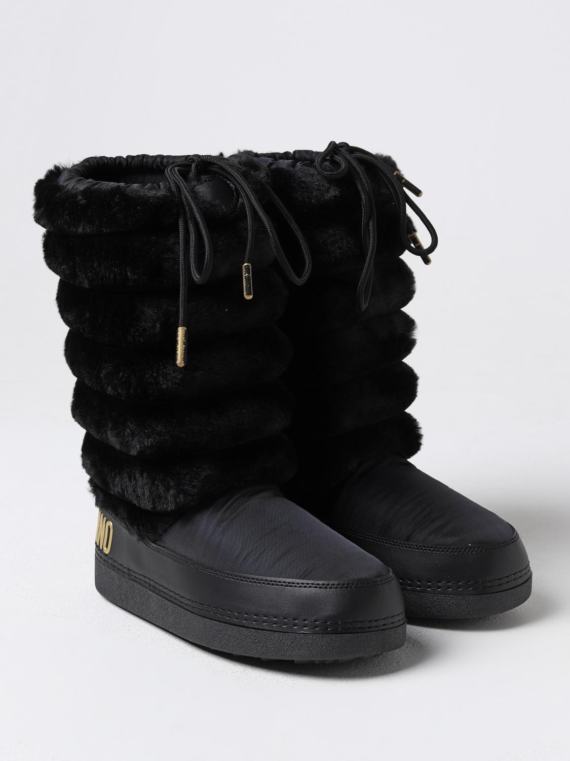 LOVE MOSCHINO BOTTES: Chaussures femme Love Moschino, Noir - Img 2