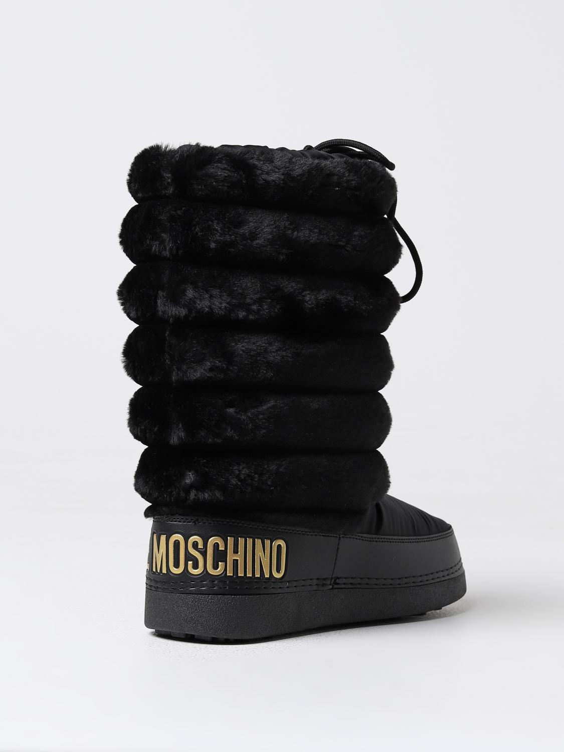 LOVE MOSCHINO BOTTES: Chaussures femme Love Moschino, Noir - Img 3