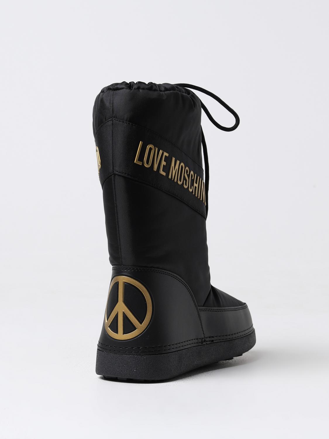 LOVE MOSCHINO BOOTS: Shoes woman Love Moschino, Black - Img 3