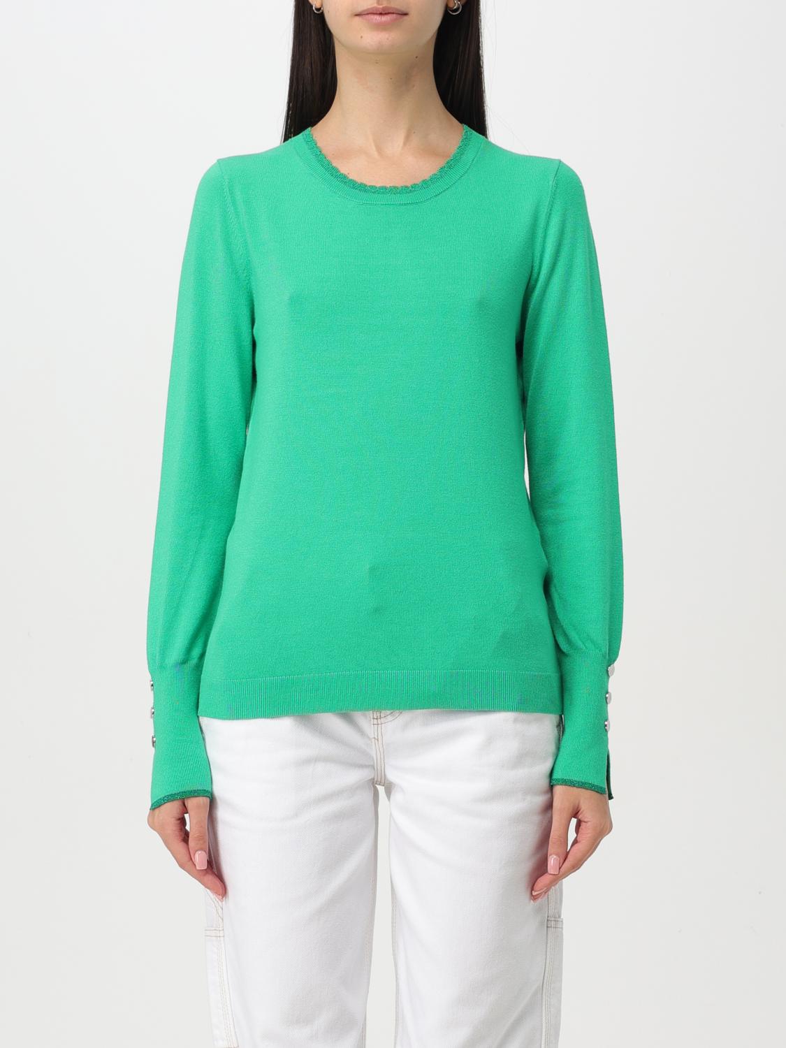 LIU JO SWEATER: Sweater woman Liu Jo, Green - Img 1