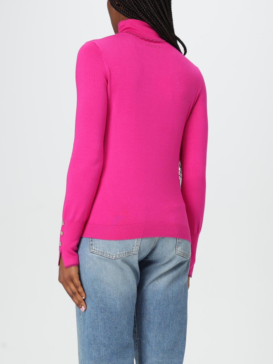 LIU JO SWEATER: Sweater woman Liu Jo, Fuchsia - Img 2