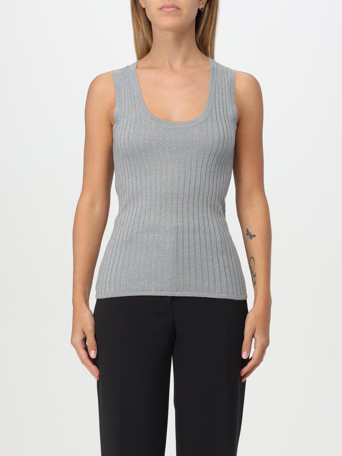 LIU JO TOP: Sweater woman Liu Jo, Silver - Img 1